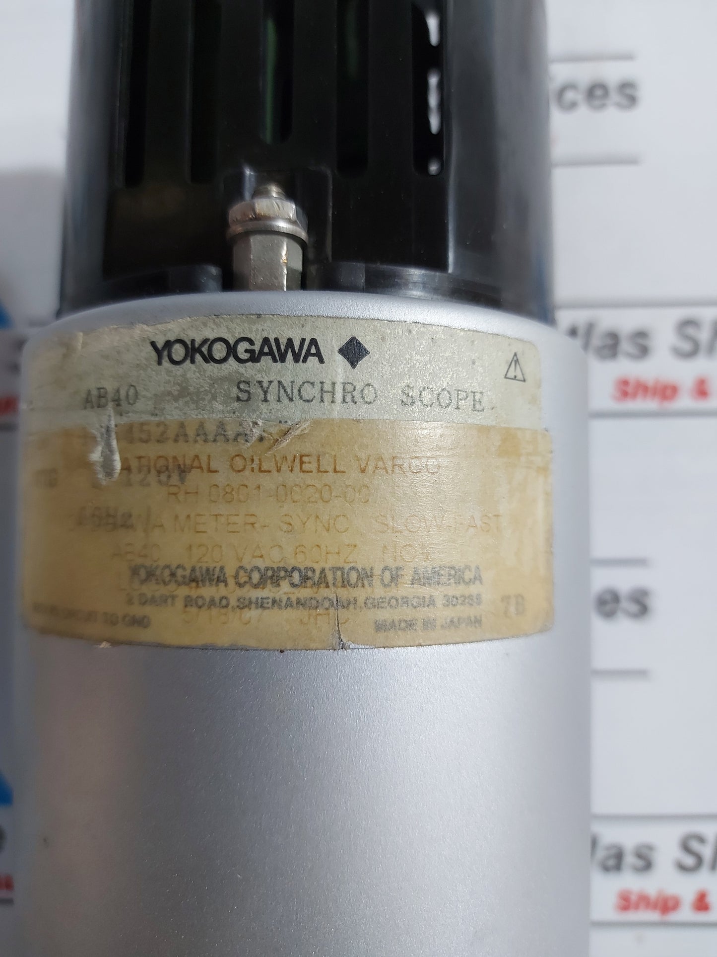 YOKOGAWA 106452AAAA7 AB40 SYNCHRO SCOPE 120V