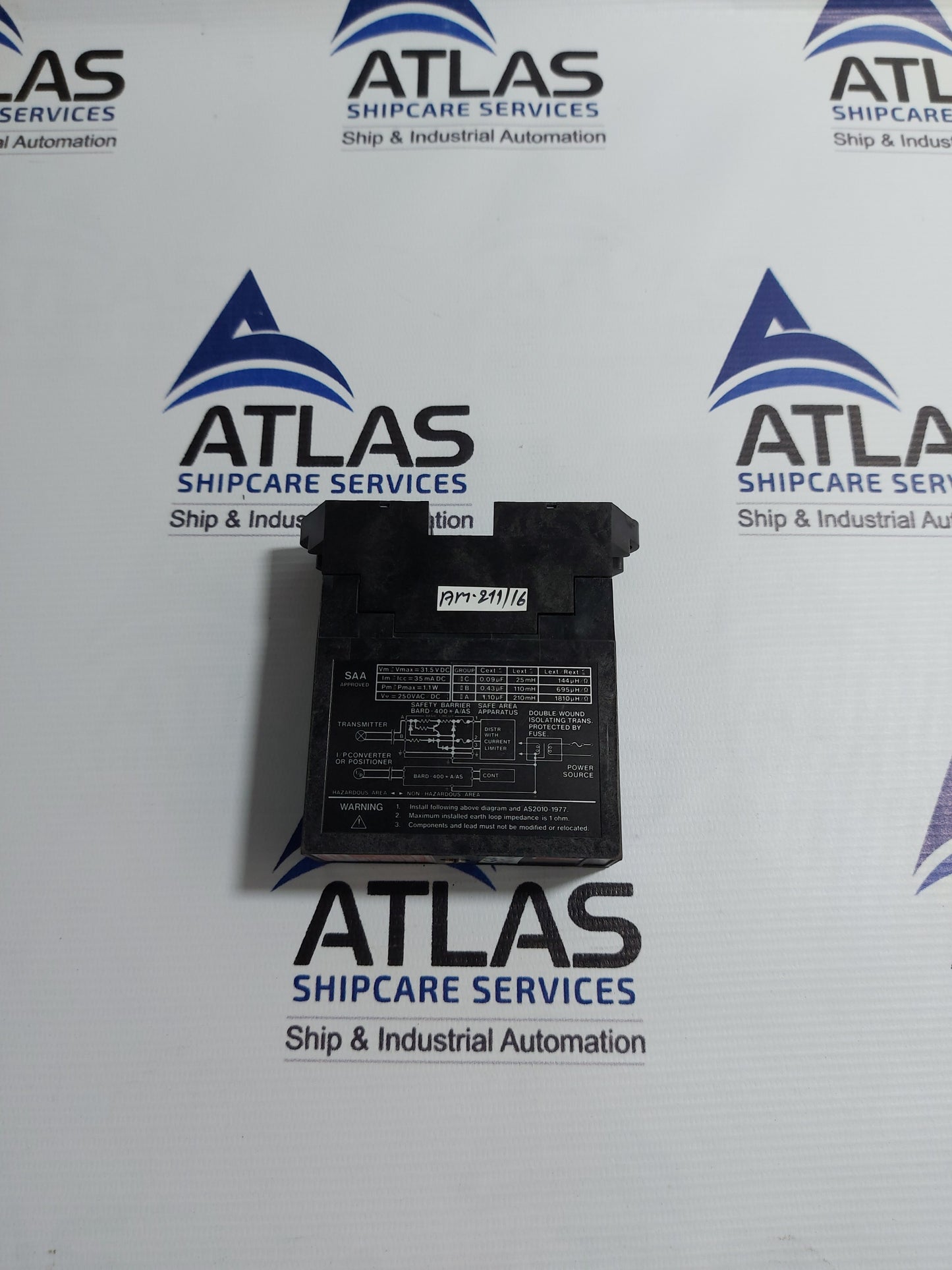 YOKOGAWA BARD-400*A/AS SAFETY BARRIER INPUT 250VAC & DC