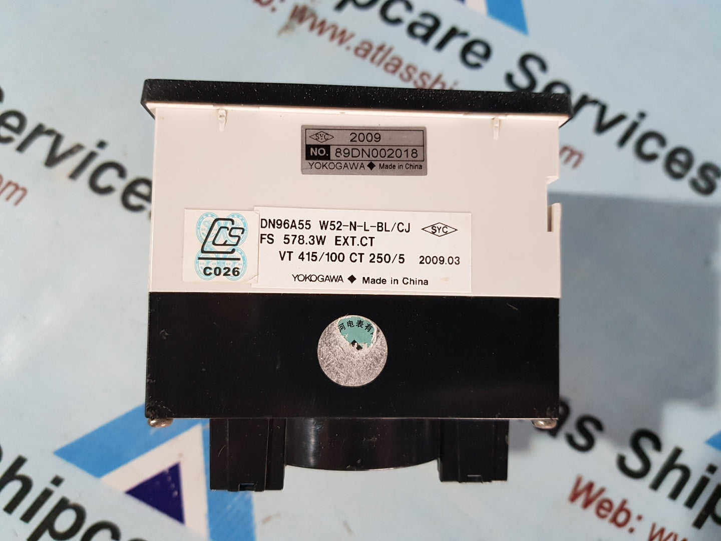 YOKOGAWA DN96A55 W52-N-L-BL/CJ AC WATT METER