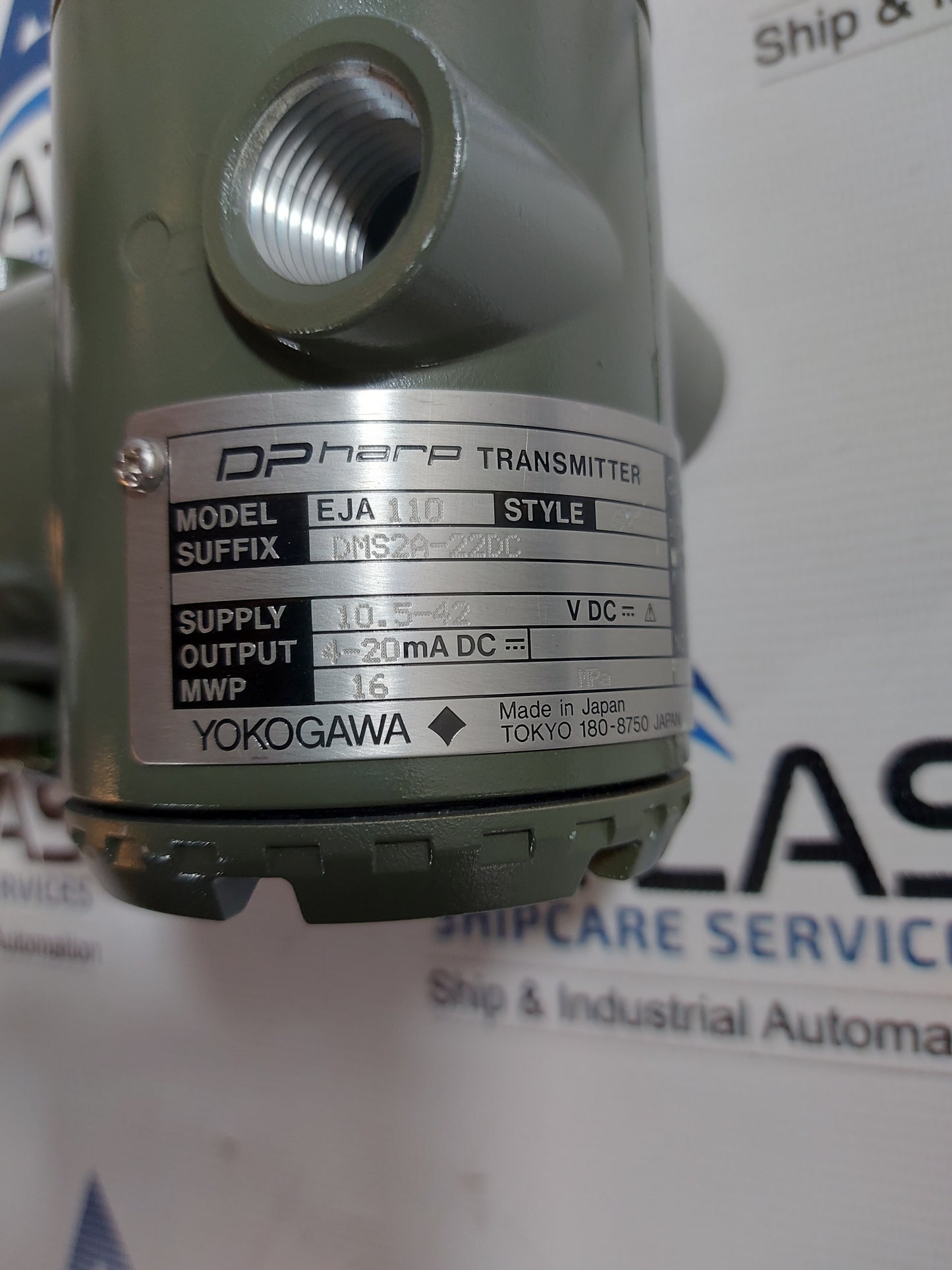 YOKOGAWA EJA110 PRESSURE TRANSMITTER EJA110-DMS2A-22DC