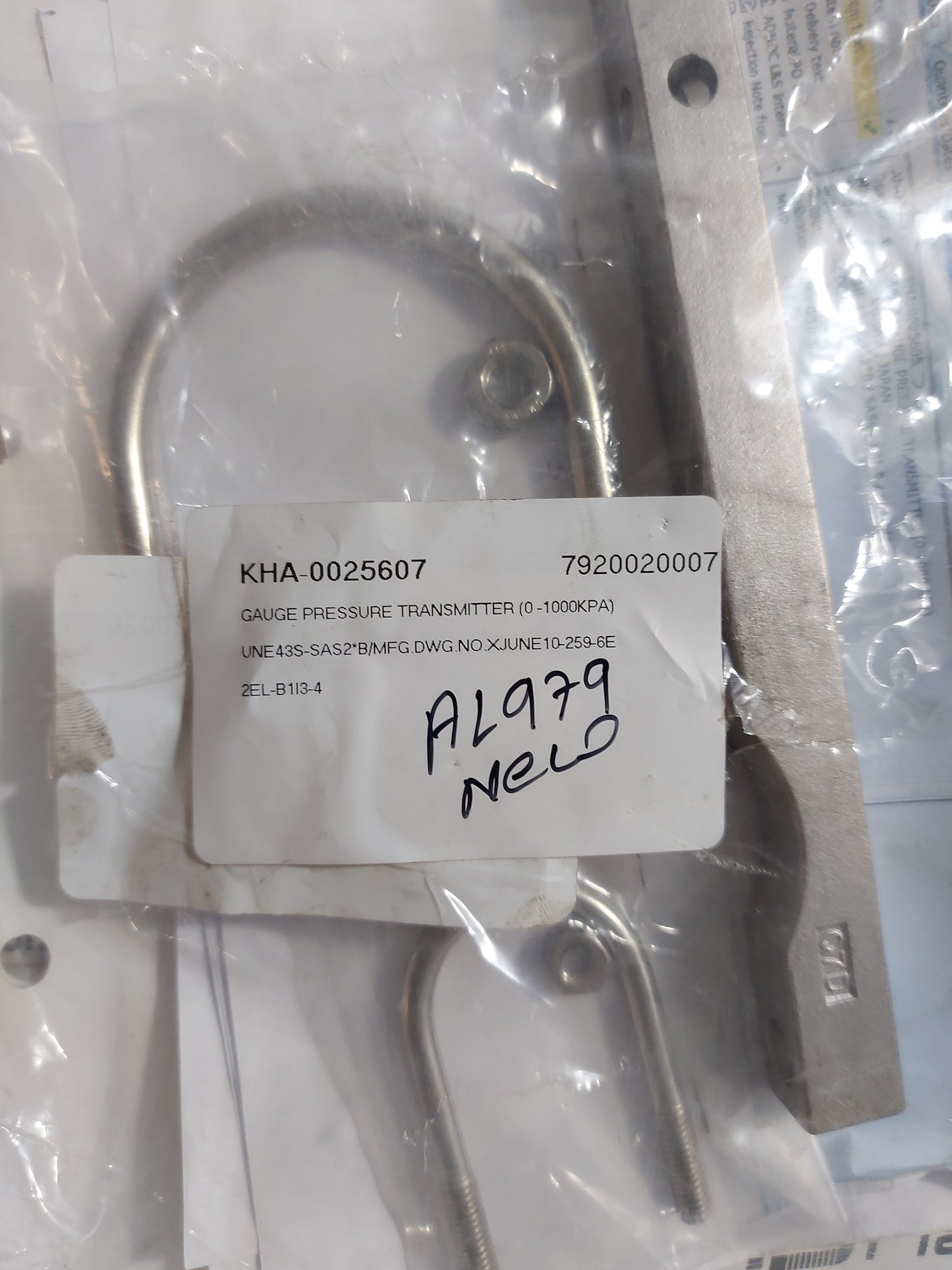 YOKOGAWA EJA530E GAUGE PRESSURE TRANSMITTER EJA530E-JBS4N-01CDL/SU21/N4/M15