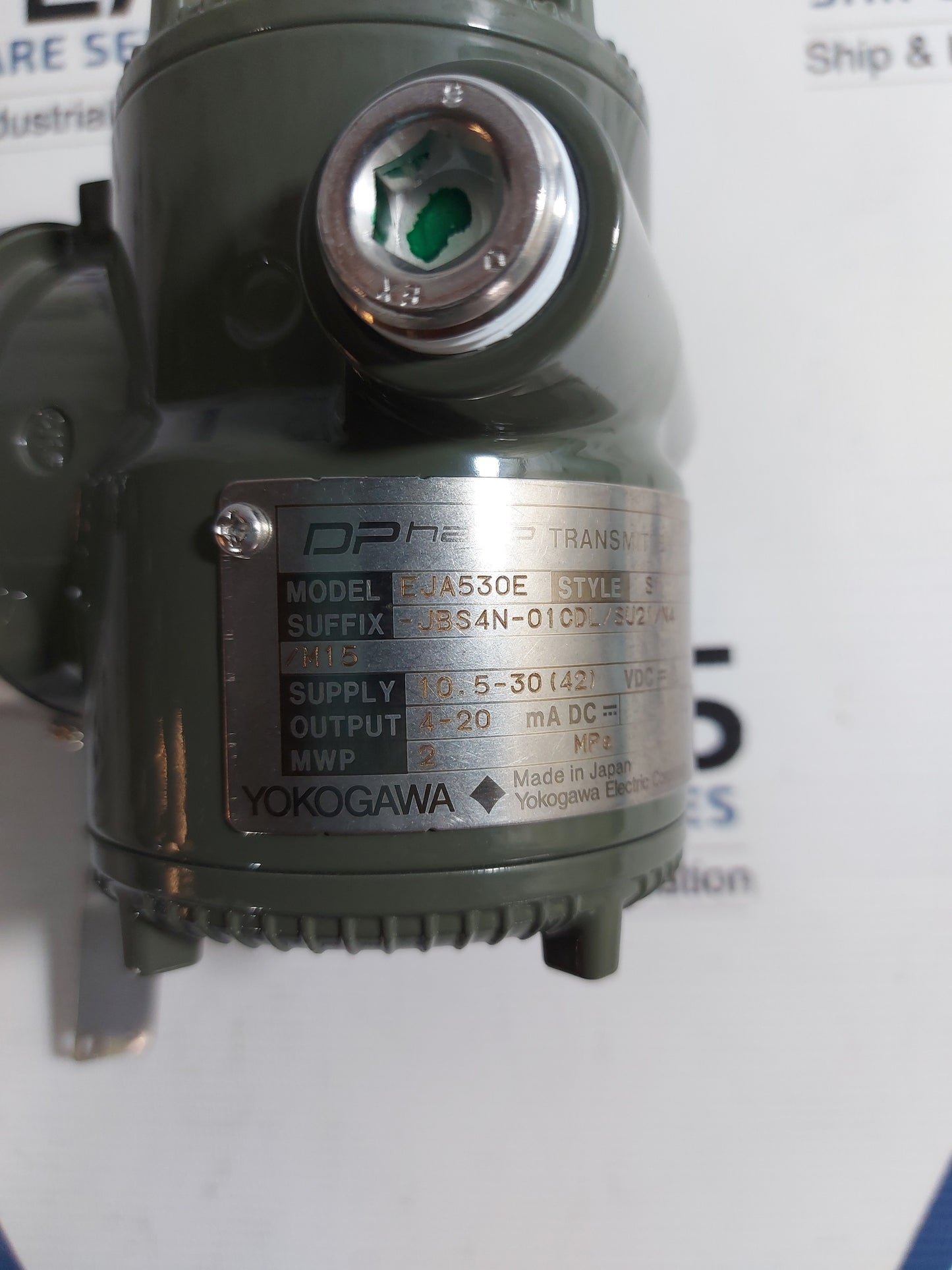 YOKOGAWA EJA530E GAUGE PRESSURE TRANSMITTER EJA530E-JBS4N-01CDL/SU21/N4/M15