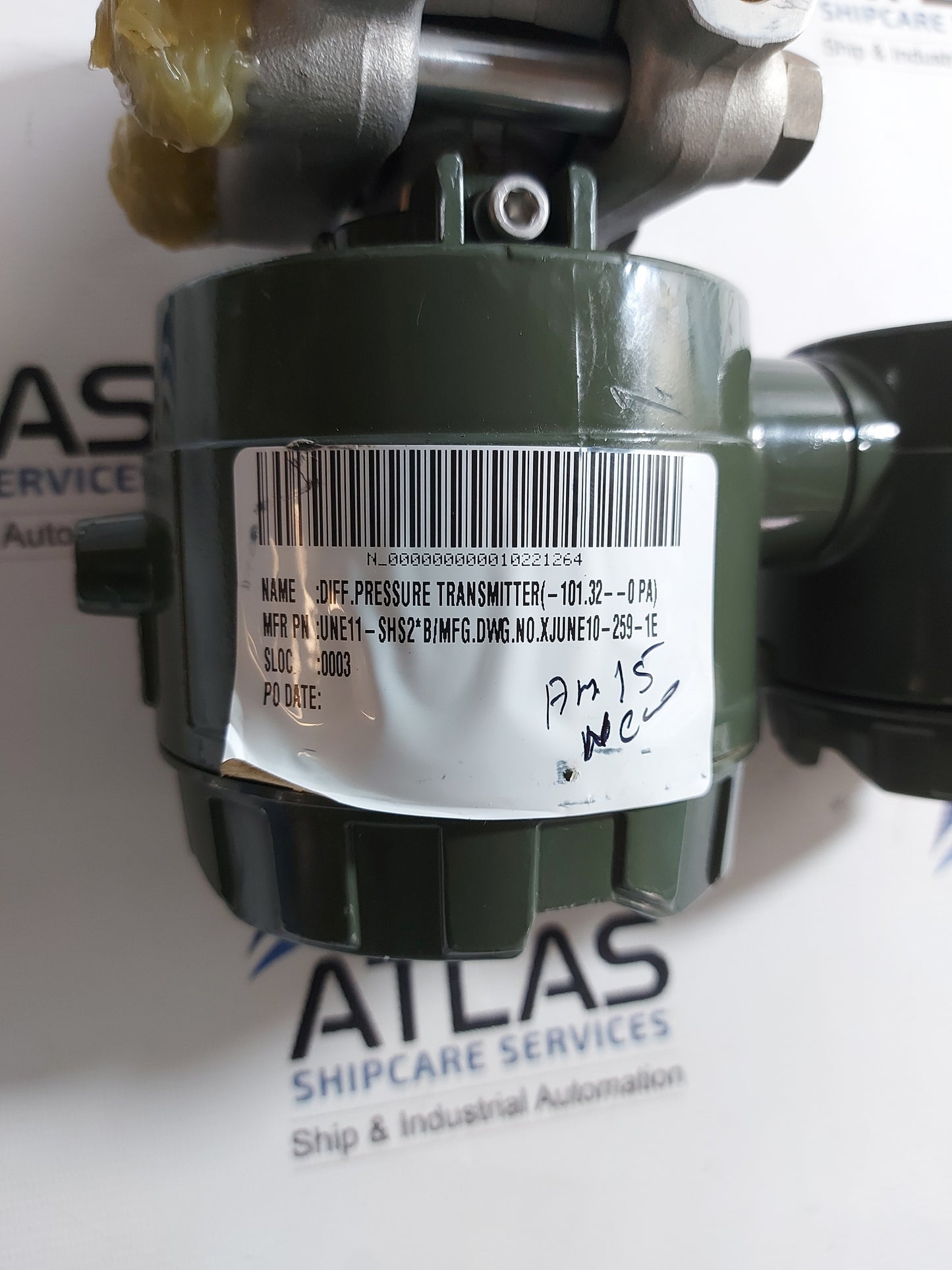 YOKOGAWA UNI UNE 11-SHS2 PRESSURE TRANSMITTER B/CAL-P/SSB-S/Z
