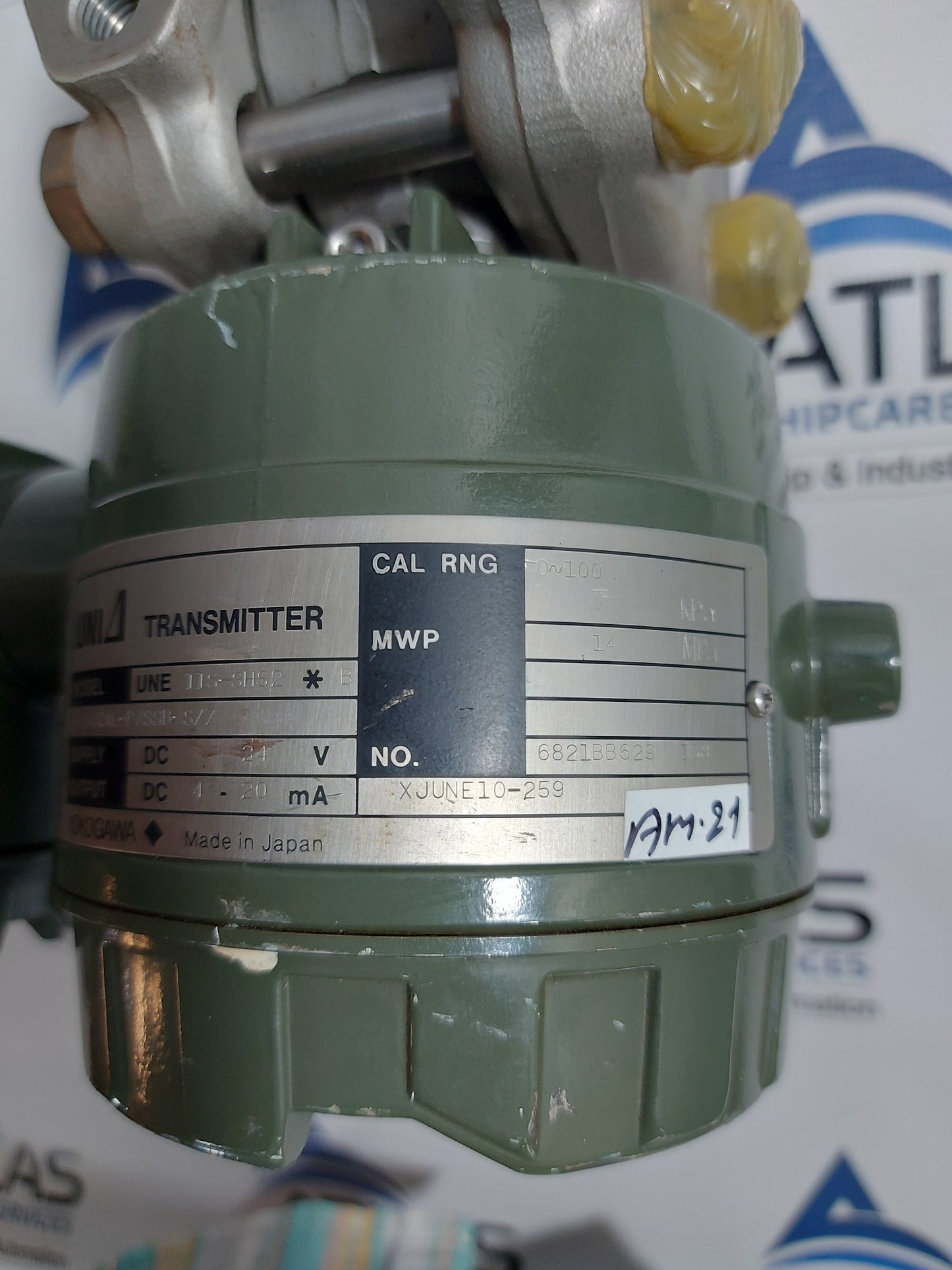 YOKOGAWA UNI UNE11S-SHS2*B PRESSURE TRANSMITTER /SAS4/CAL-P/SSB-S/Z