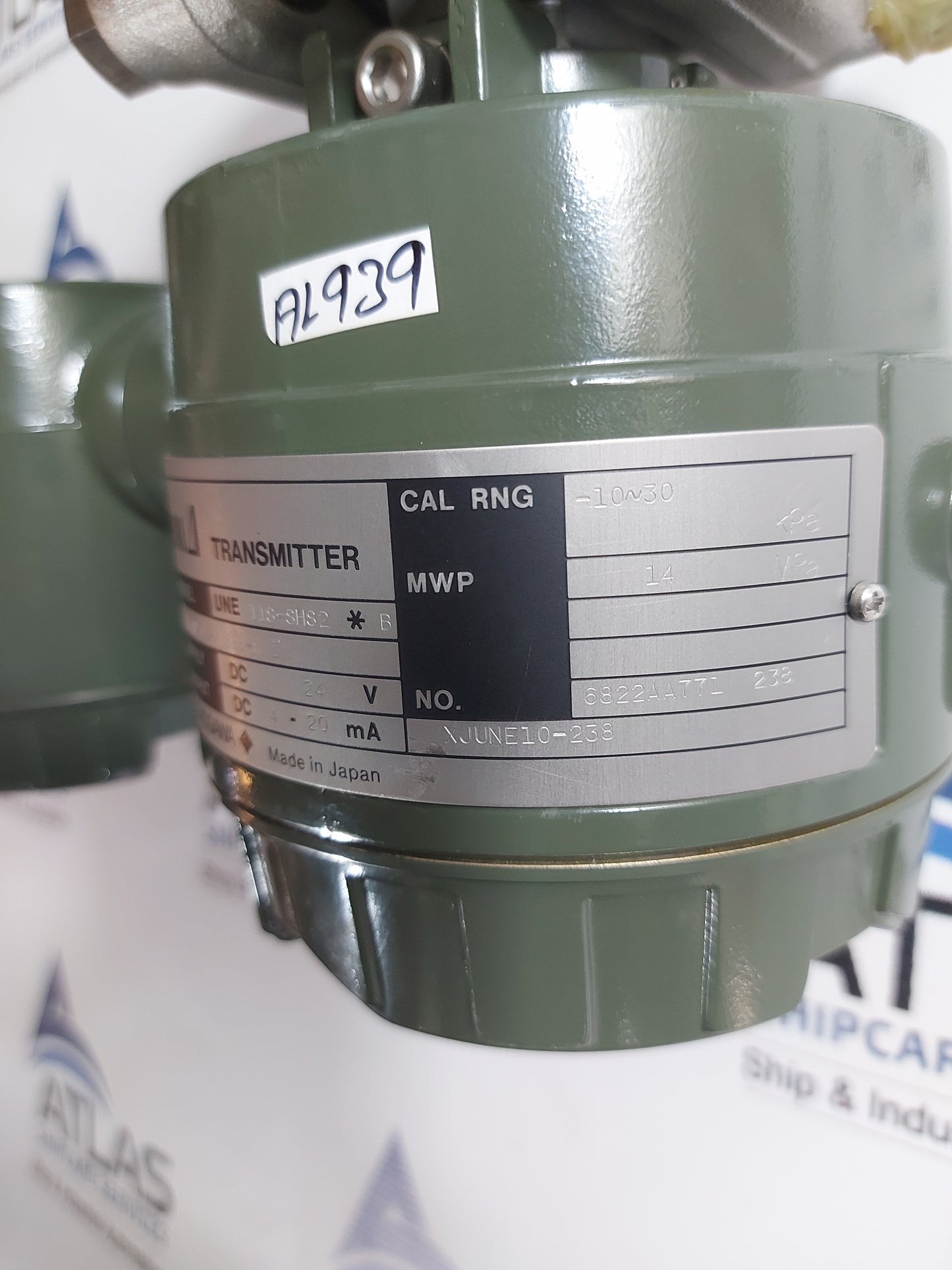 YOKOGAWA UNI UNE11S-SHS2*B TWO-WIRE PRESSURE TRANSMITTER 24V 4-20mA