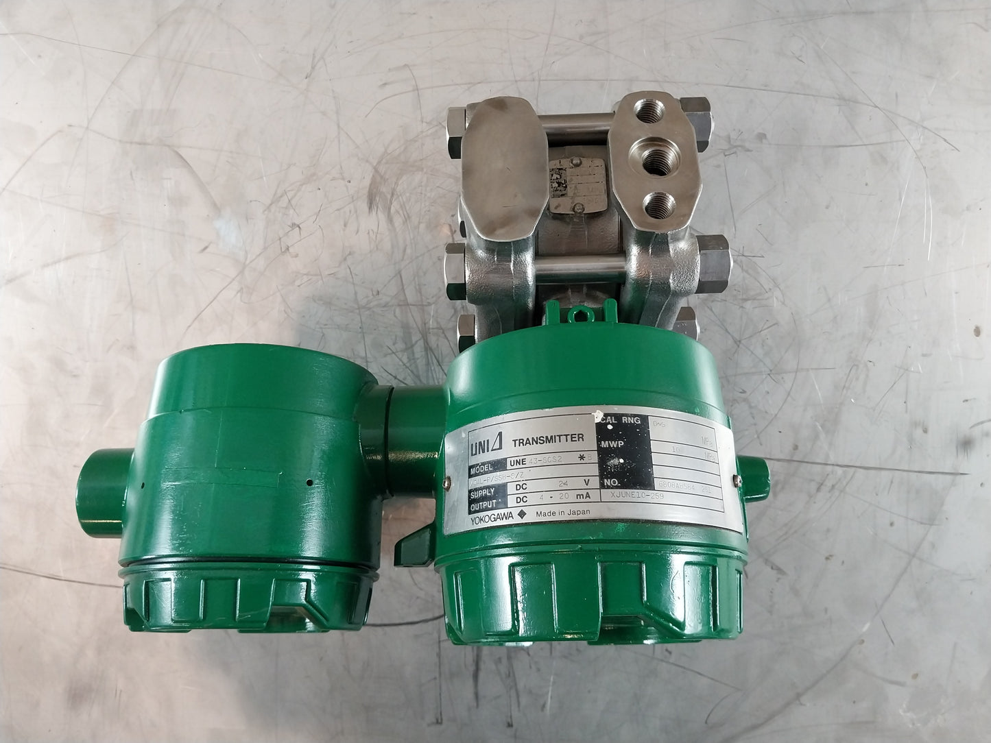 YOKOGAWA UNI UNE43-SCS2*B PRESSURE TRANSMITTER 24V 4-20mA