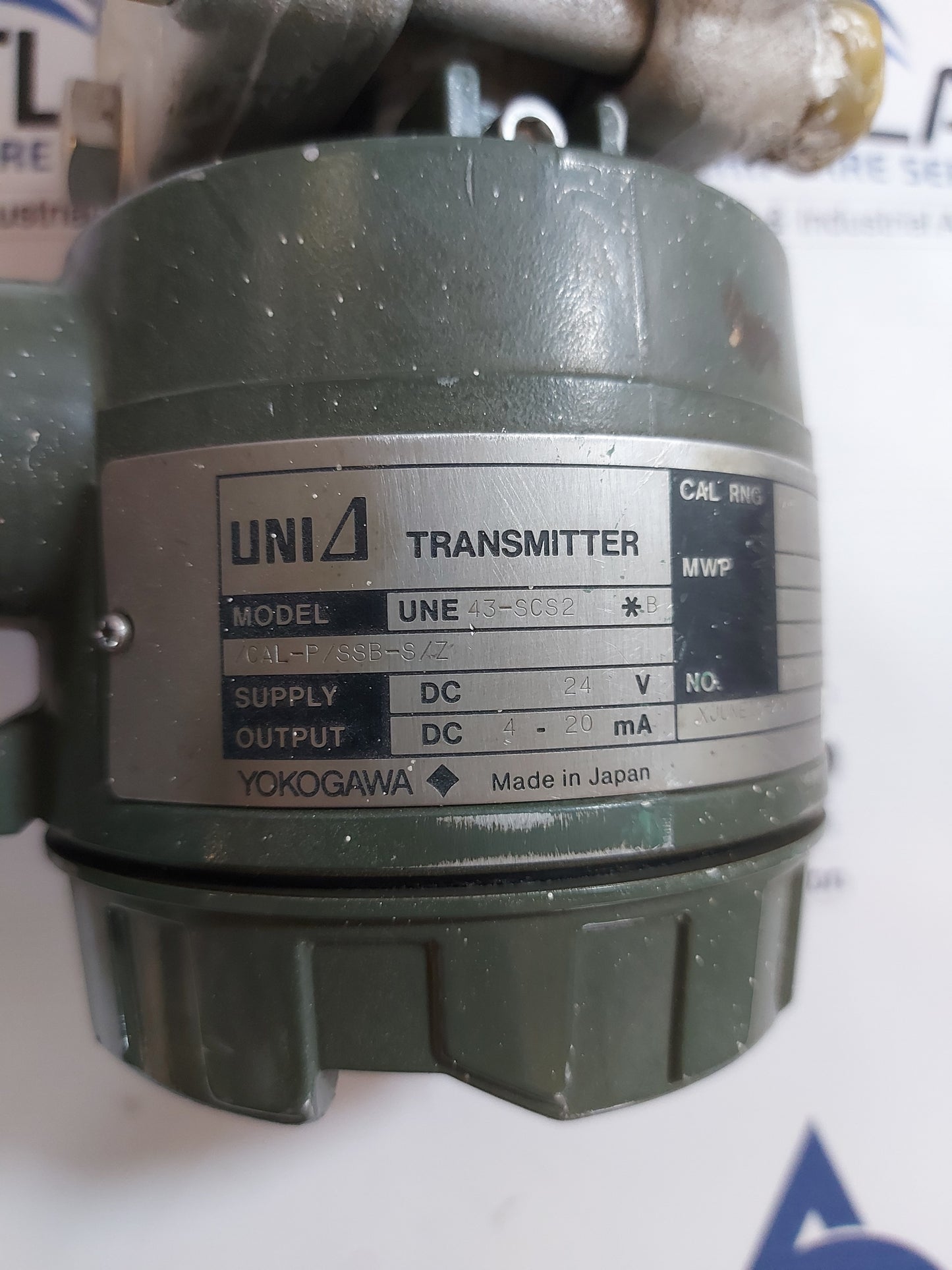 YOKOGAWA UNI UNE43-SCS2*B PRESSURE TRANSMITTER /CAL-P/SSB-S/Z