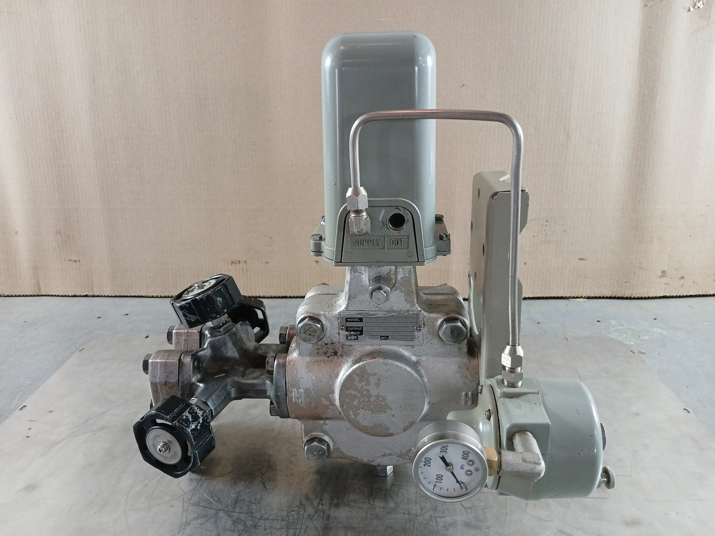 YOKOGAWA Y/15A1-LK1/L/GAS-FP/LD/CAL-P PNEUMATIC PRESSURE TRANSMITTER 3.5 Mpa
