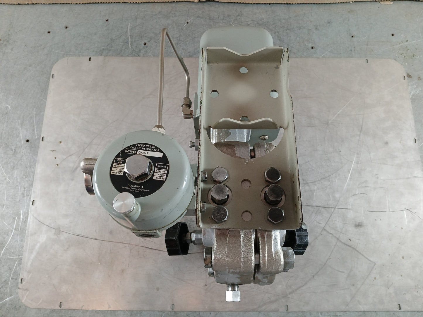 YOKOGAWA Y/15A1-LK1/L/GAS-FP/LD/CAL-P PNEUMATIC PRESSURE TRANSMITTER 3.5 Mpa