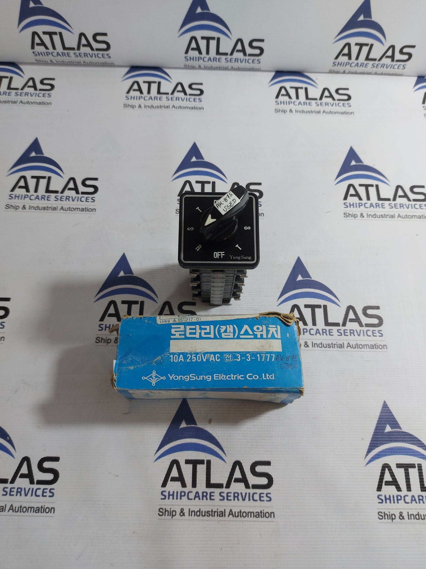 YONGSUNG C-60 ROTARY CAM SWITCH 10A 220VAC