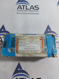 YONGSUNG C-60 ROTARY CAM SWITCH 10A 220VAC