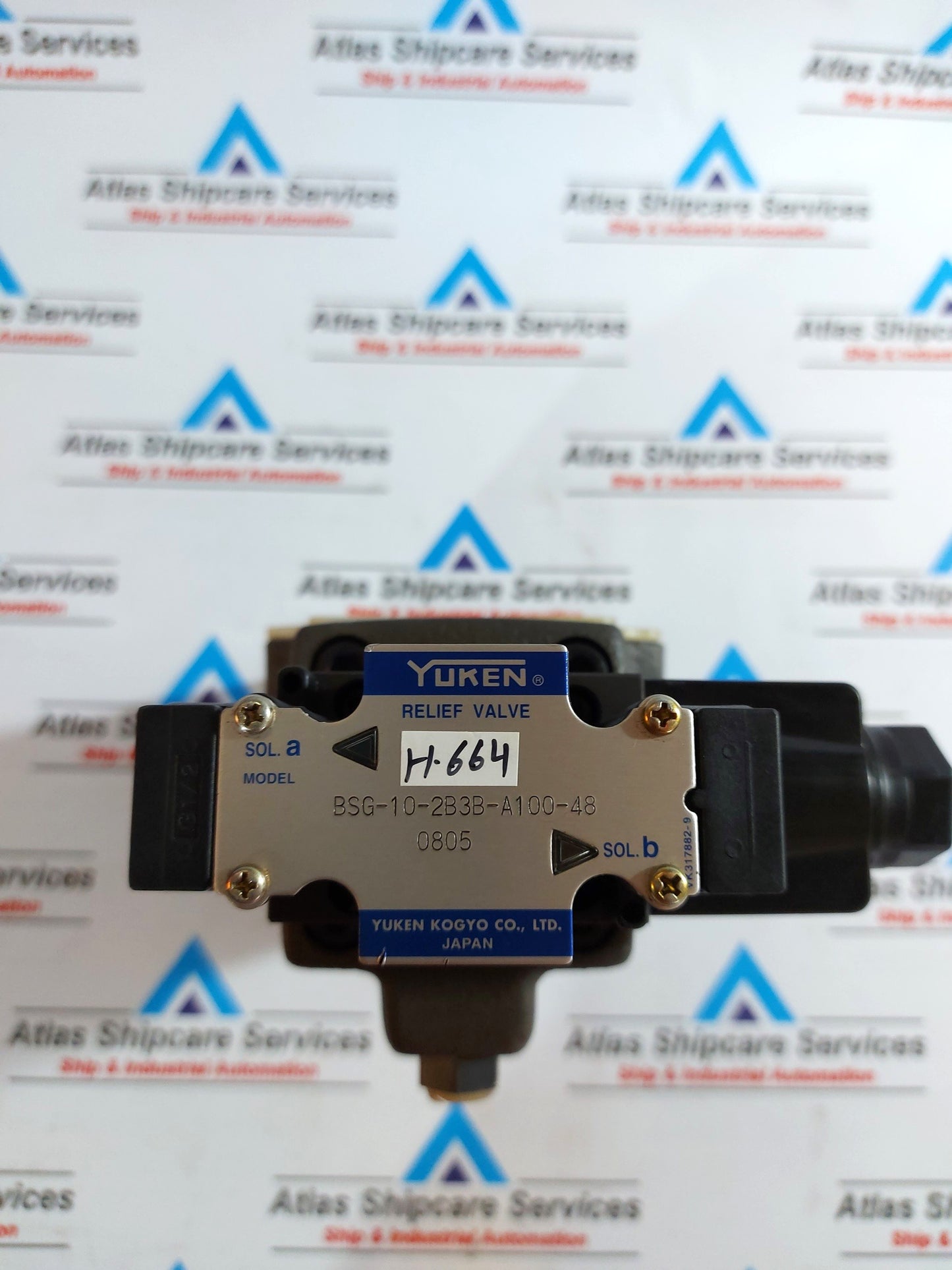 YUKEN BSG-10-2B3B-A100-48 RELIEF VALVE