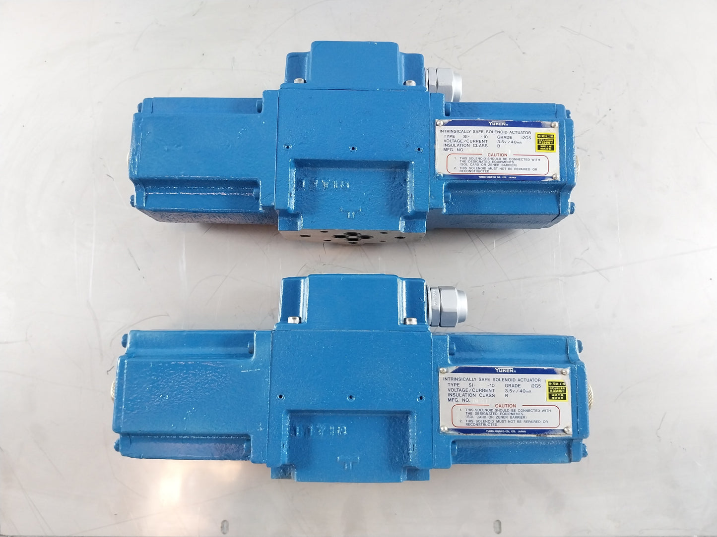 YUKEN ISDSG-01-3C4-10 INTRINSICALLY SAFE SOLENOID ACTUATOR