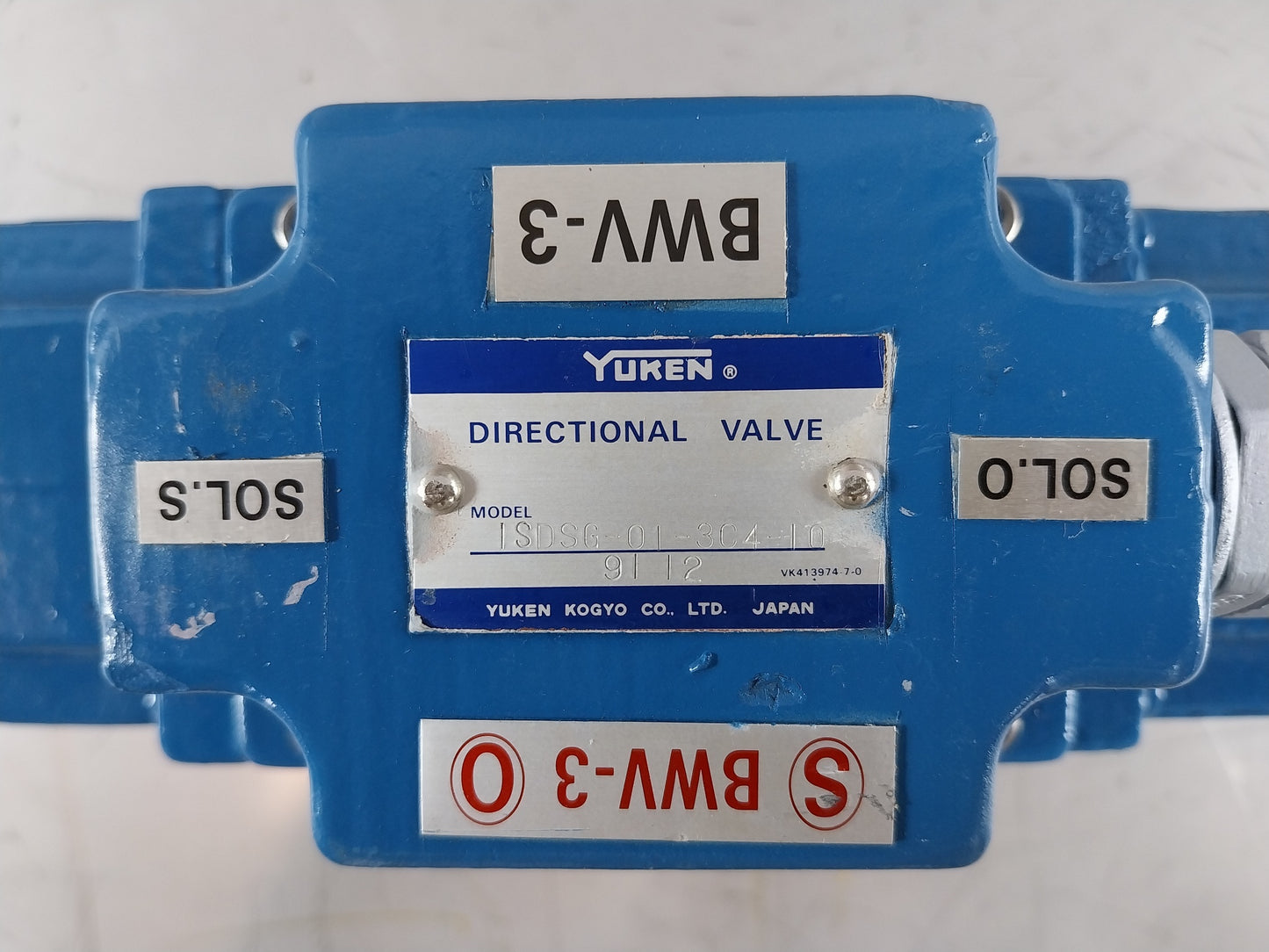 YUKEN ISDSG-01-3C4-10 INTRINSICALLY SAFE SOLENOID ACTUATOR