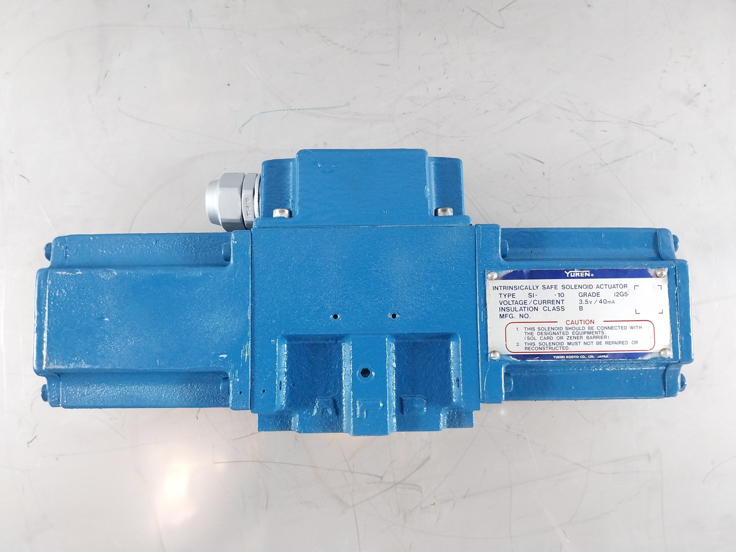 YUKEN ISDSG-01-3C4-10 INTRINSICALLY SAFE SOLENOID ACTUATOR