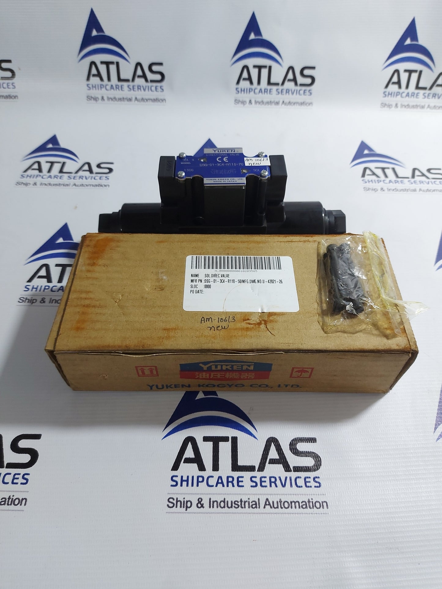 YUKEN KOGYO DSG-01-3C4-R110-70 SOLENOID DIRECTIONAL VALVE