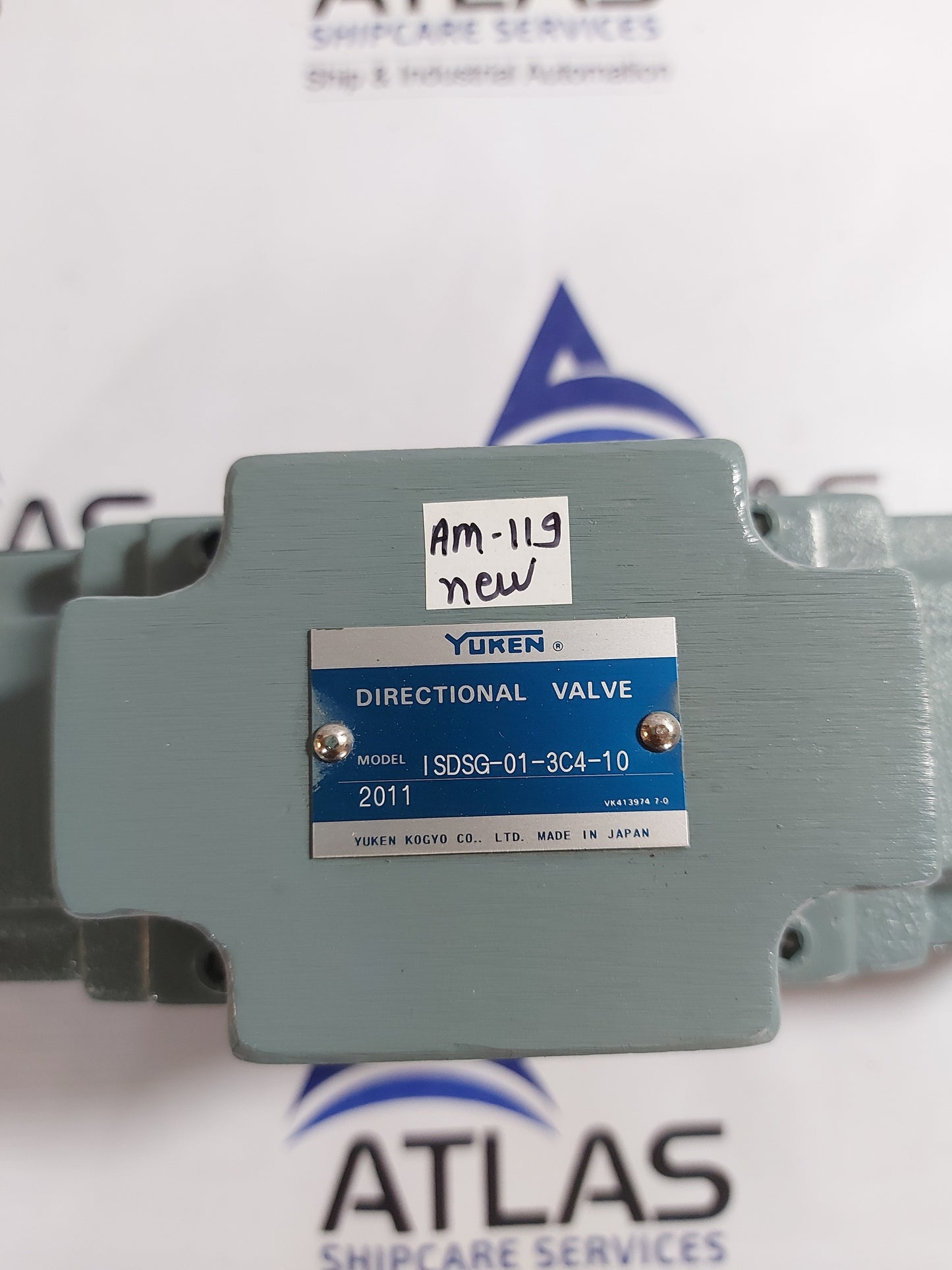 YUKEN KOGYO ISDSG-01-3C4-10 INTRINSICALLY SAFE DIRECTIONAL VALVE