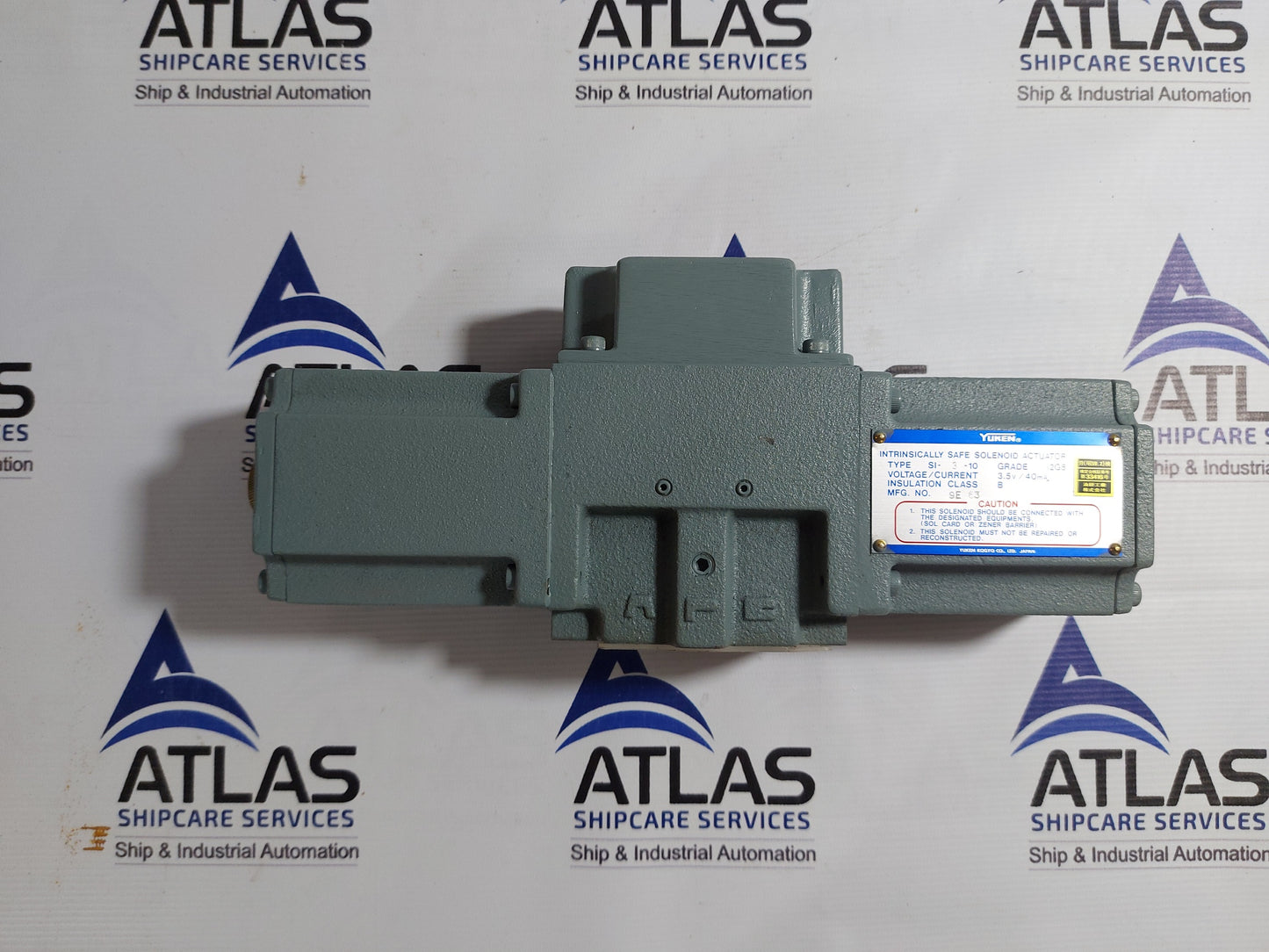 YUKEN KOGYO ISDSG-01-3C4-10 INTRINSICALLY SAFE DIRECTIONAL VALVE