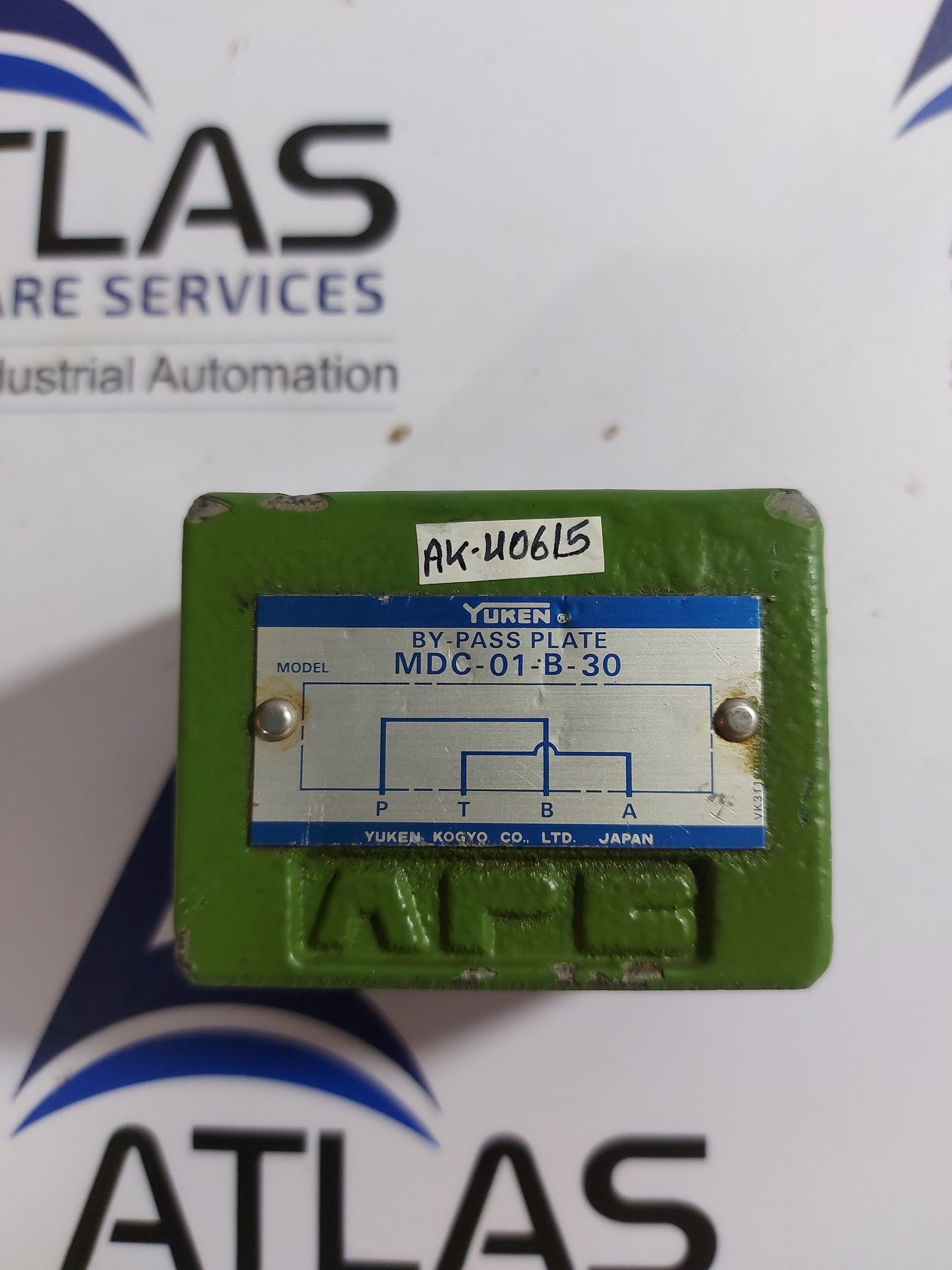 YUKEN MDC-01-B-30 BY-PASS PLATE