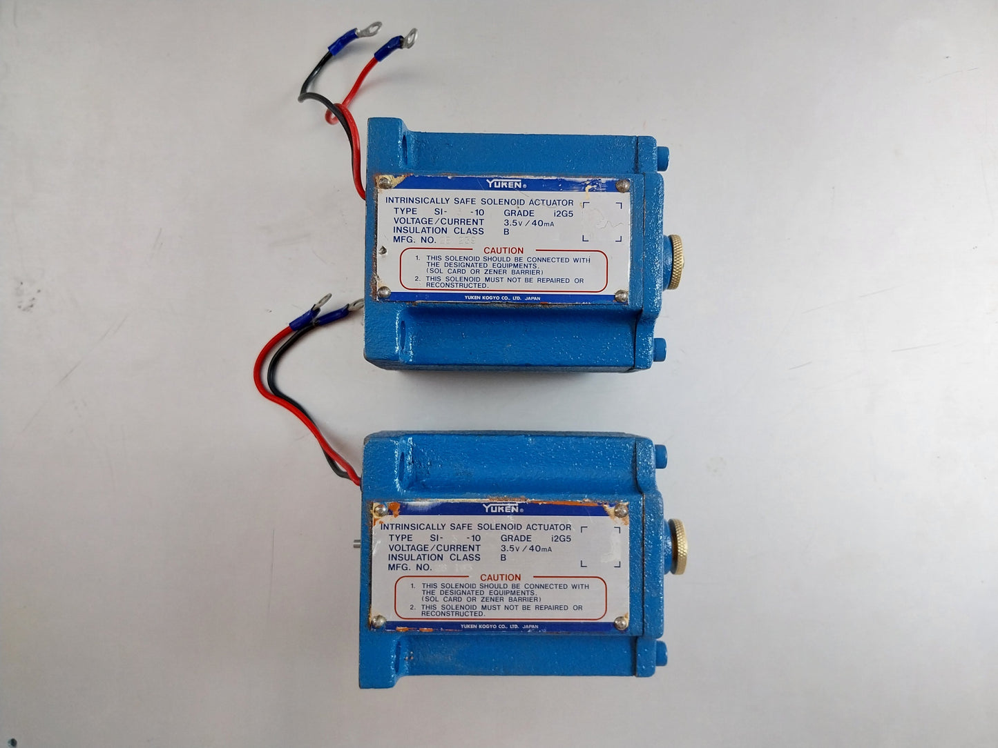 YUKEN SI-3-10 INTRINSICALLY SAFE SOLENOID ACTUATOR