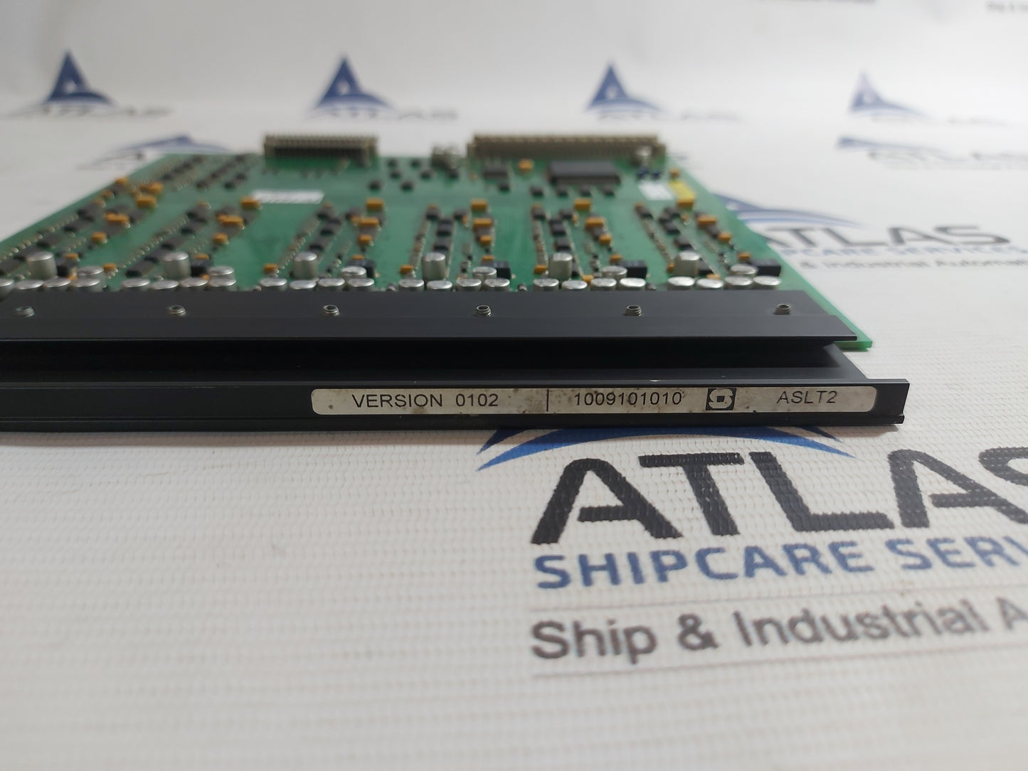 ZENITEL 1009101010 ASLT2 ALPHACOM SUBSCRIBER LINE BOARD VER 0102