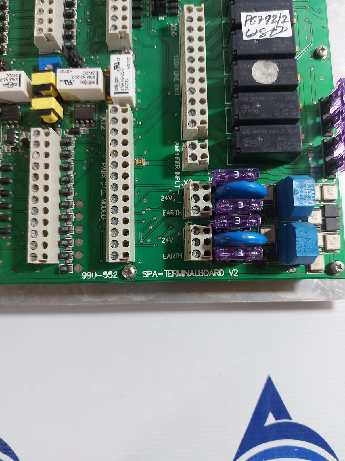 ZENITEL 990-552 SPA-TERMINAL BOARD V2