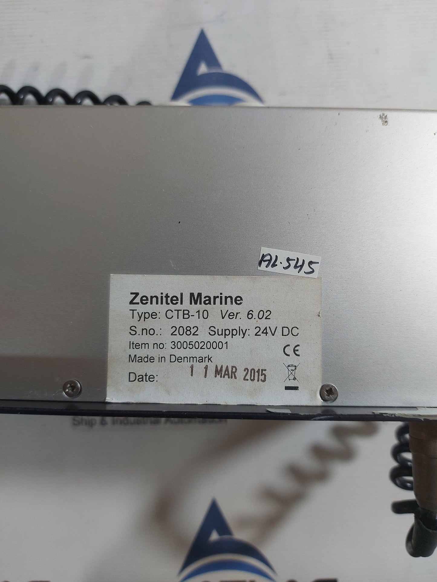ZENITEL MARINE CTB-10 VER 6.02 MARINE TELEPHONE