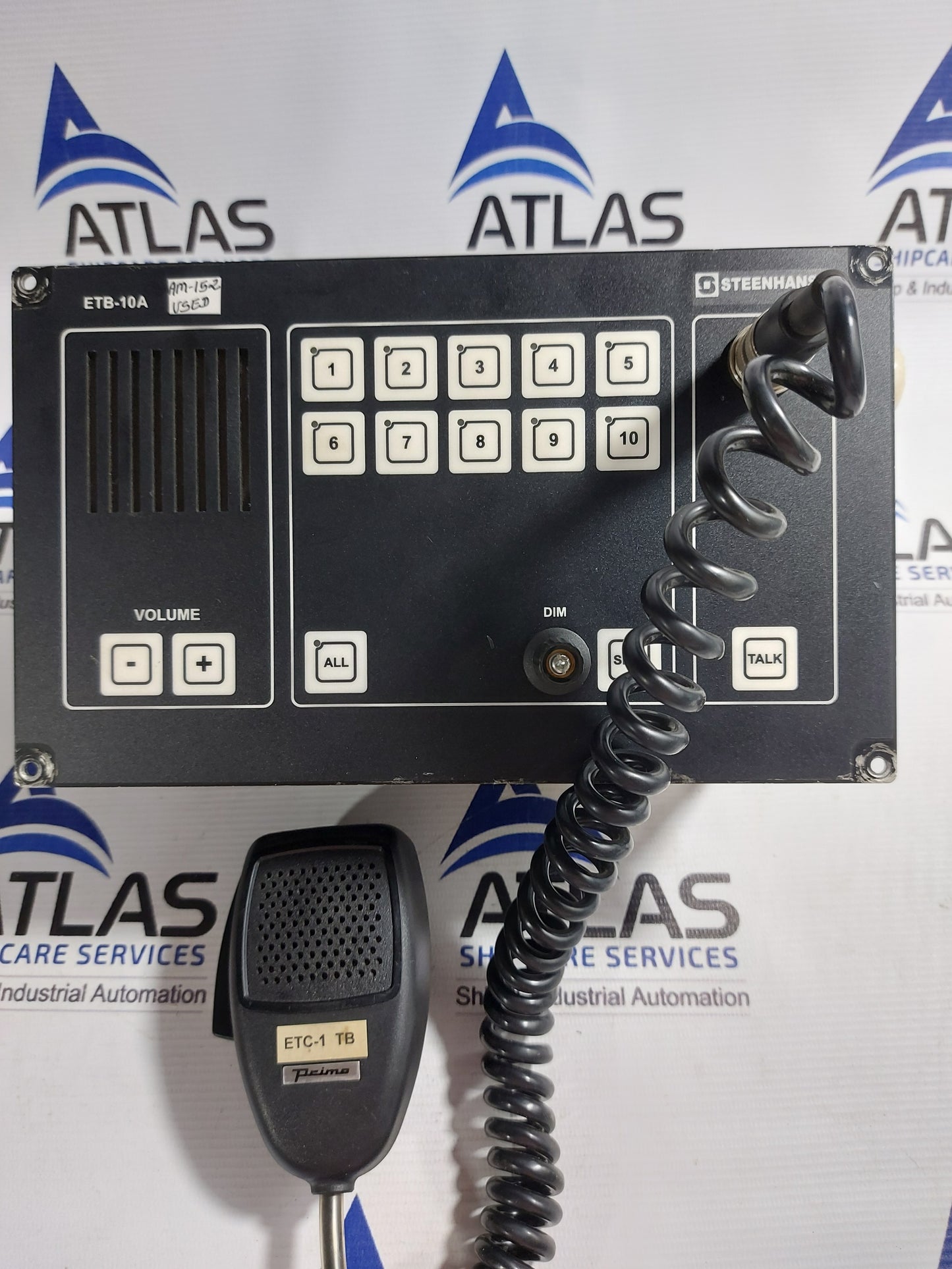 ZENITEL MARINE ETB-10A STEENHANS CENTRAL PANEL MOUNTED