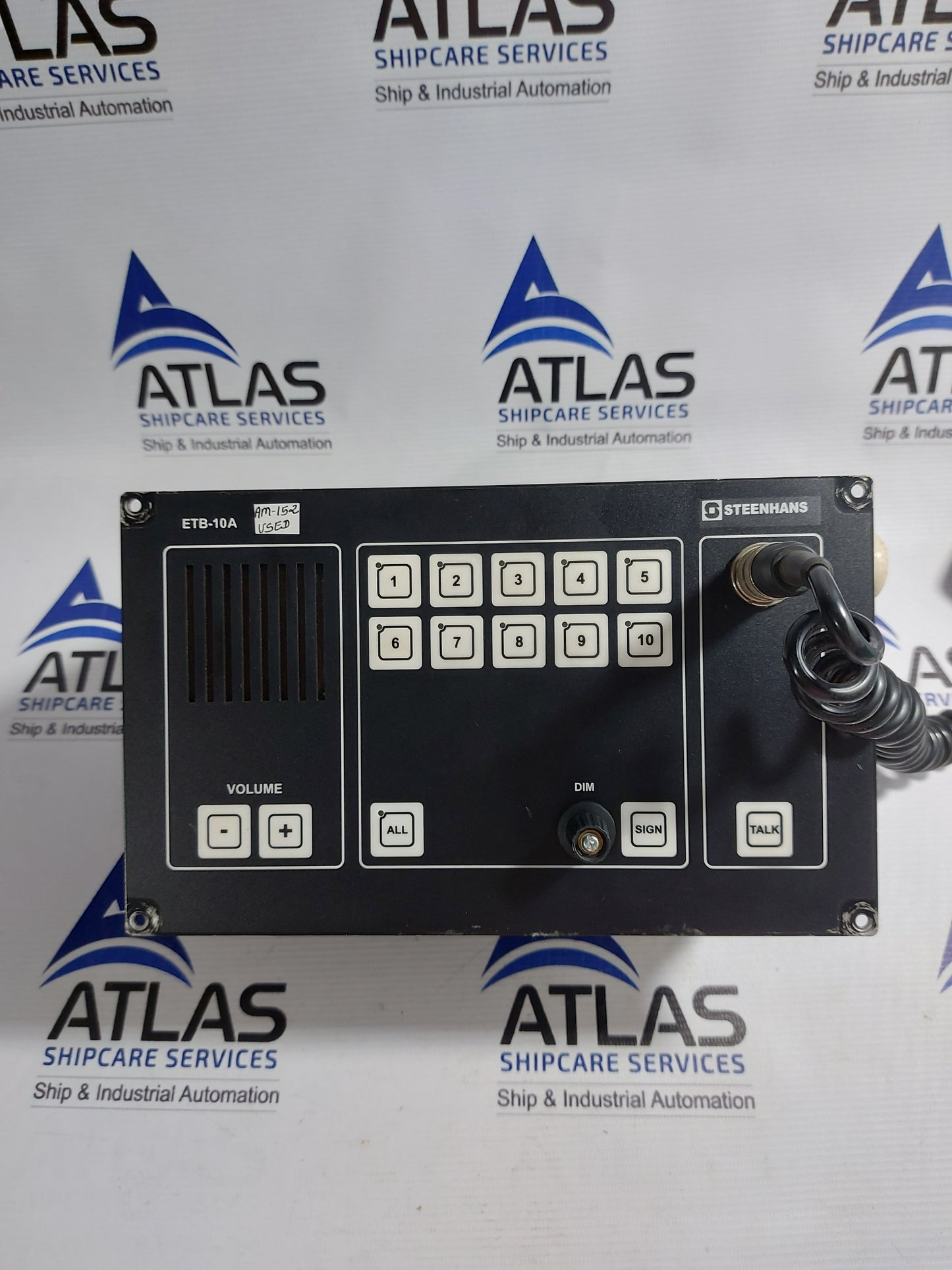 ZENITEL MARINE ETB-10A STEENHANS CENTRAL PANEL MOUNTED