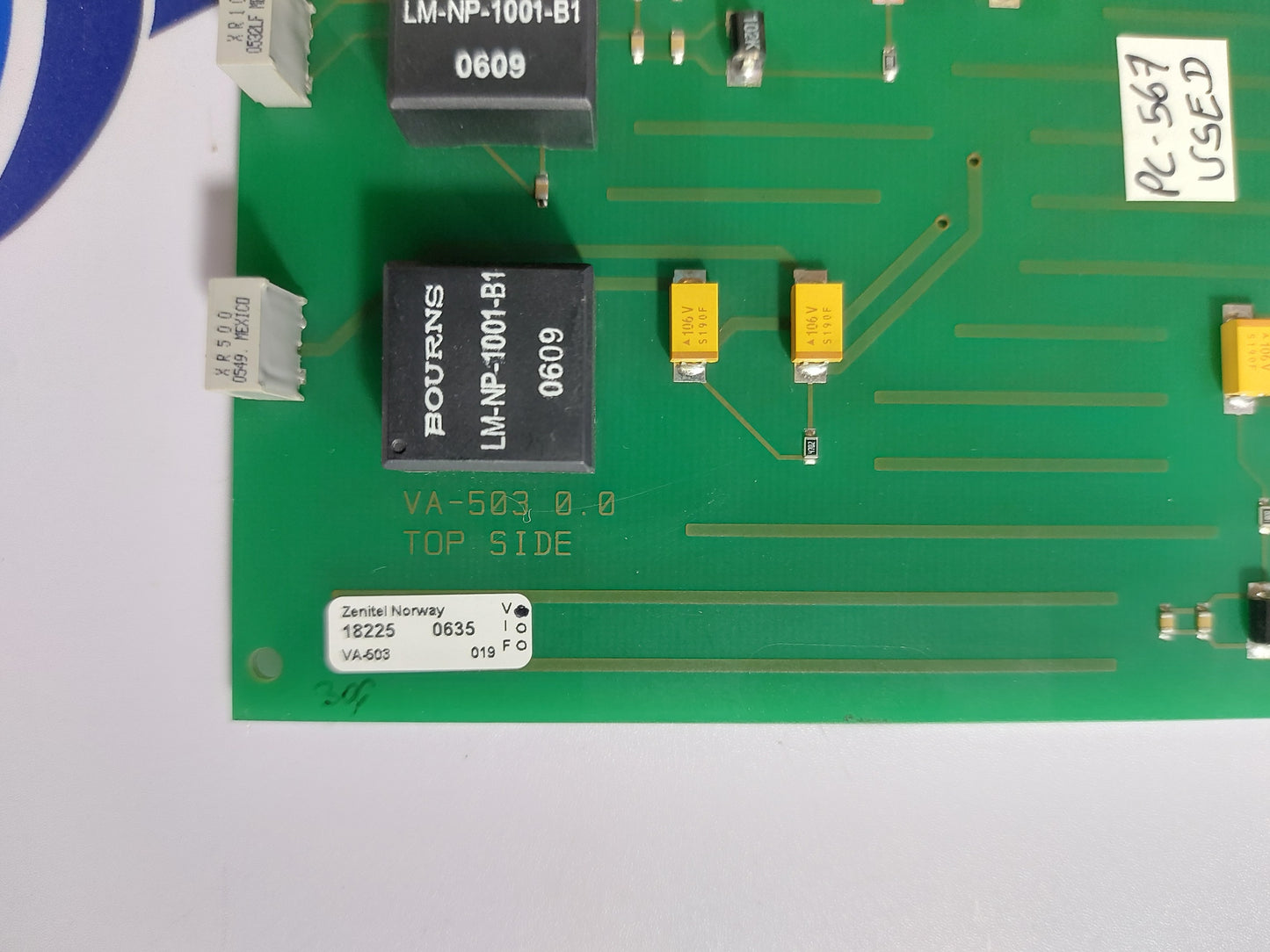 ZENITEL VA-503 0.0 PRINTED CIRCUIT BOARD
