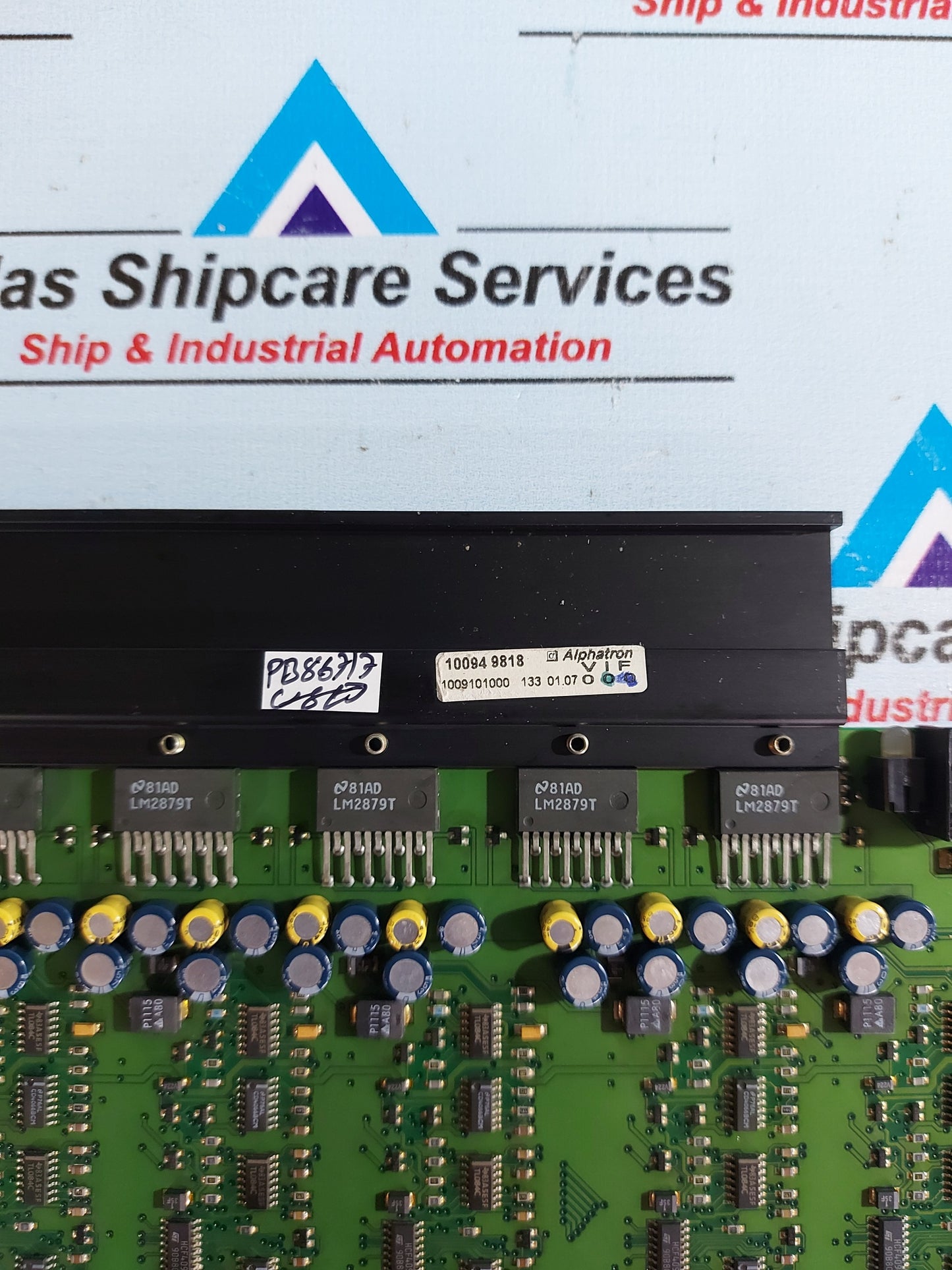 ZENITEL VINGTOR STENTOFON 1009101000 ALPHATRON ASLT SUBSCRIBER LINE BOARD 01.07