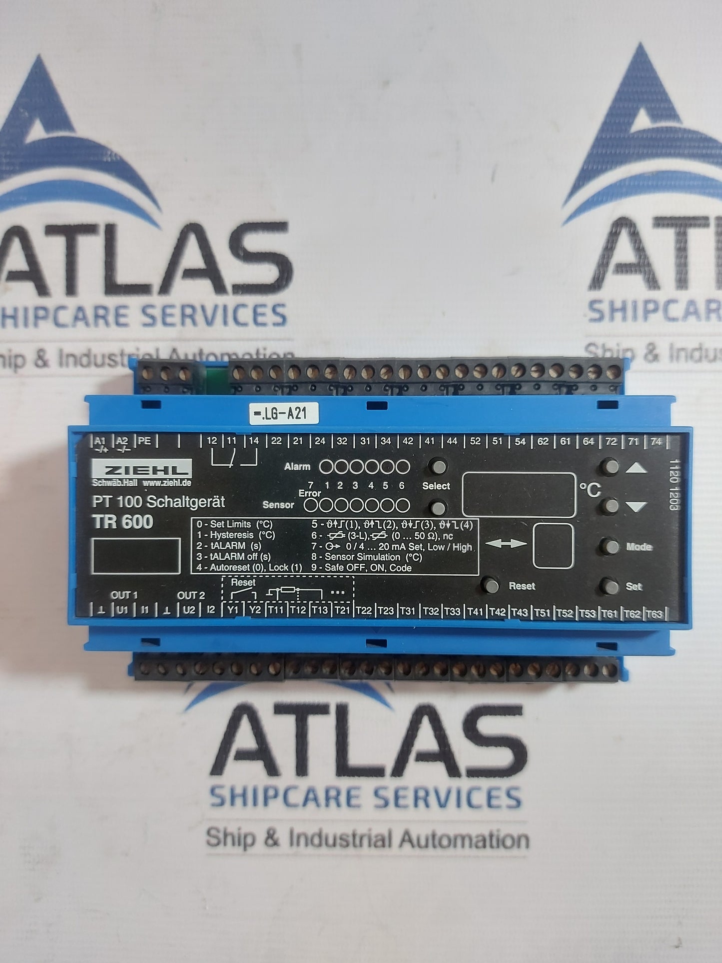 ZIEHL TR 600 TEMPERATURE RELAY