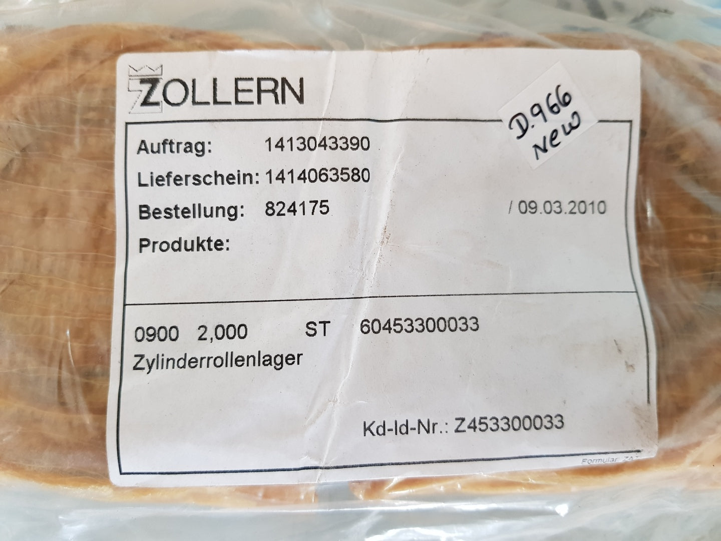 ZOLLERN Z453300033 CYL ROLLER BEARING