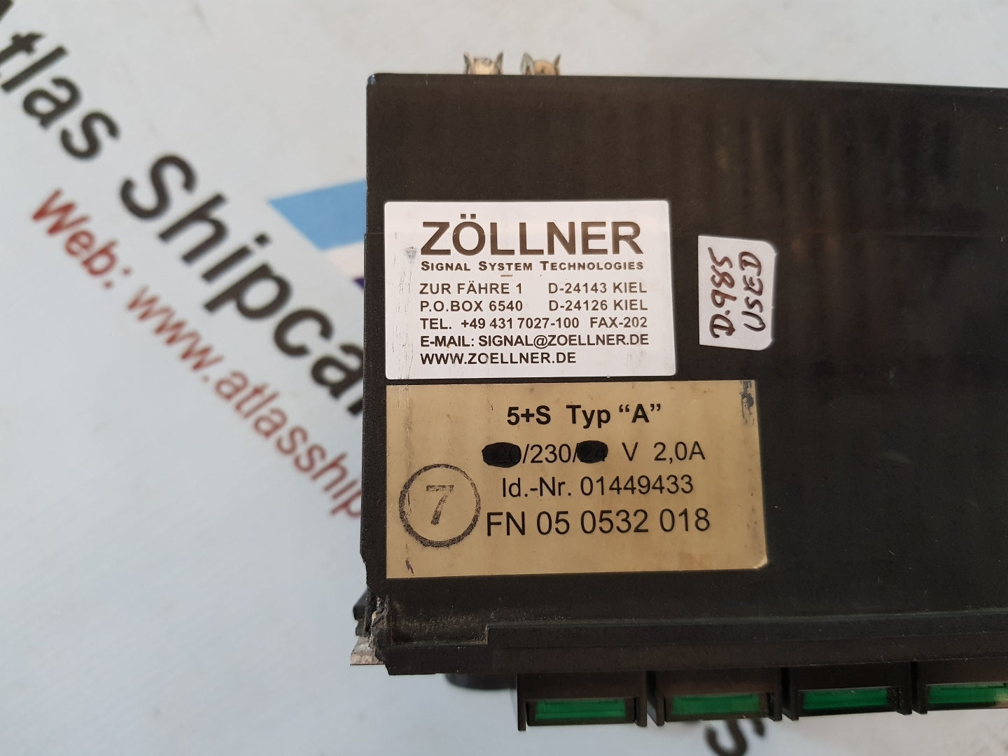 ZOLLNER SIGNAL-AUTOMAT 5 + S BSH/49/28P/01/92 SIGNAL SWITCH