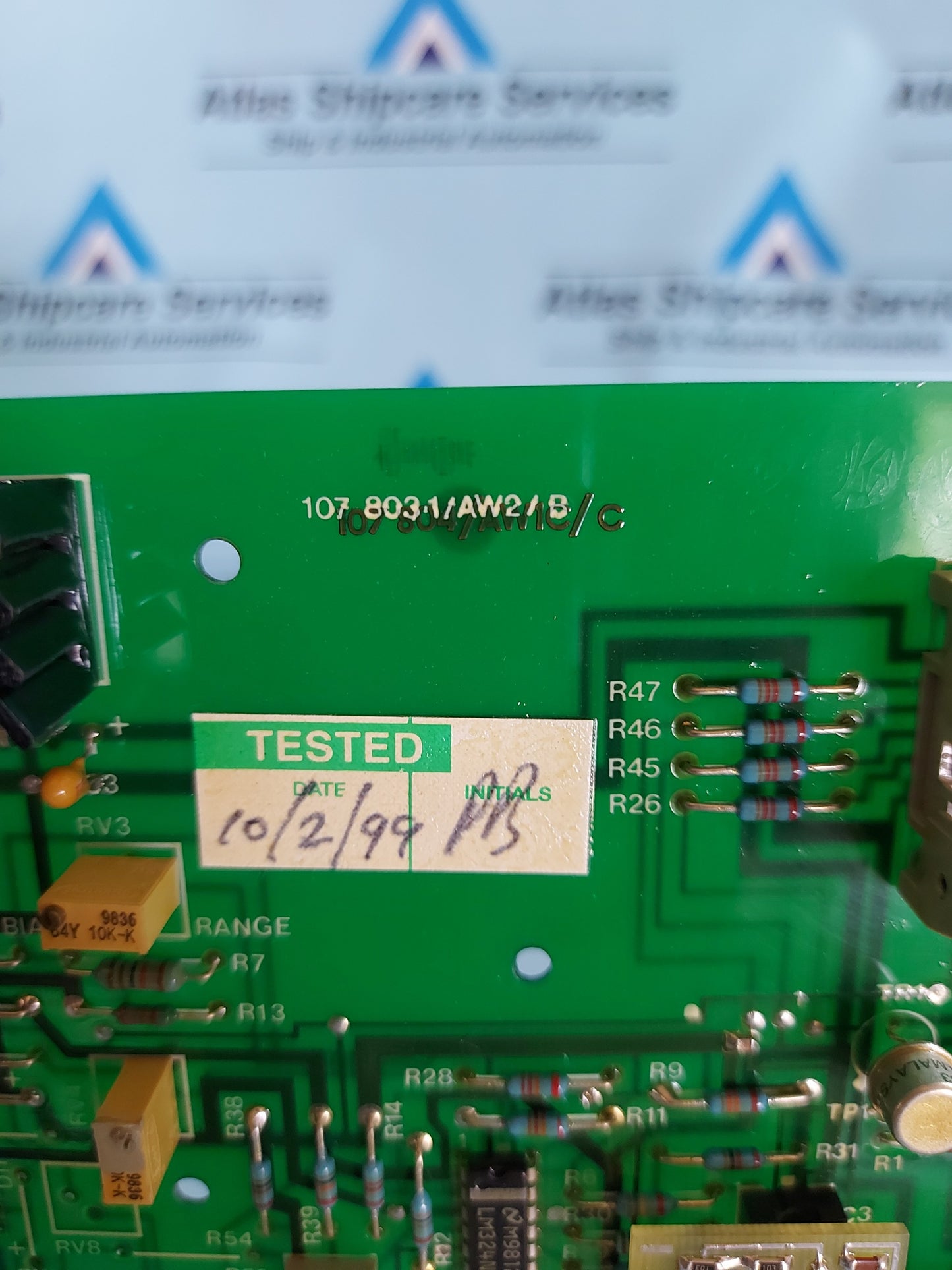 107 803-1/AW2/B PCB CARD 107 804/AW1C/C