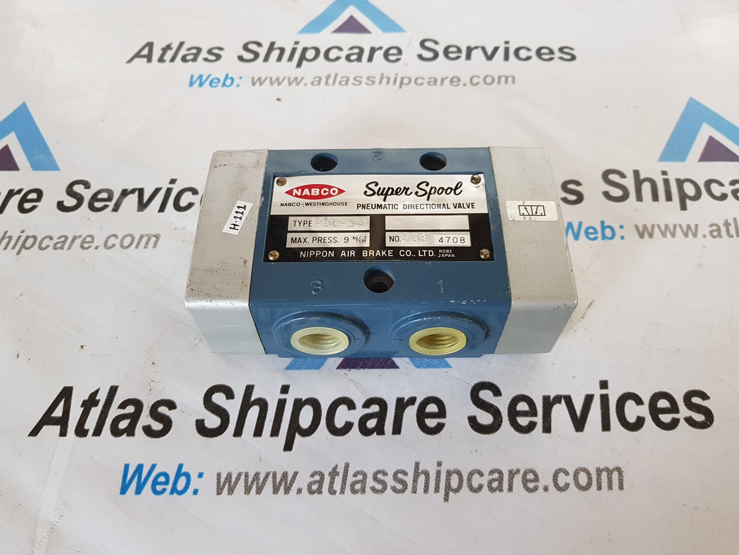 NABCO PSC-34 PNEUMATIC DIRECTIONAL VALVE H111