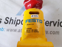 FESTO HE-G1-LO SHUT OFF VALVE PMAX = 0-150PSI H134