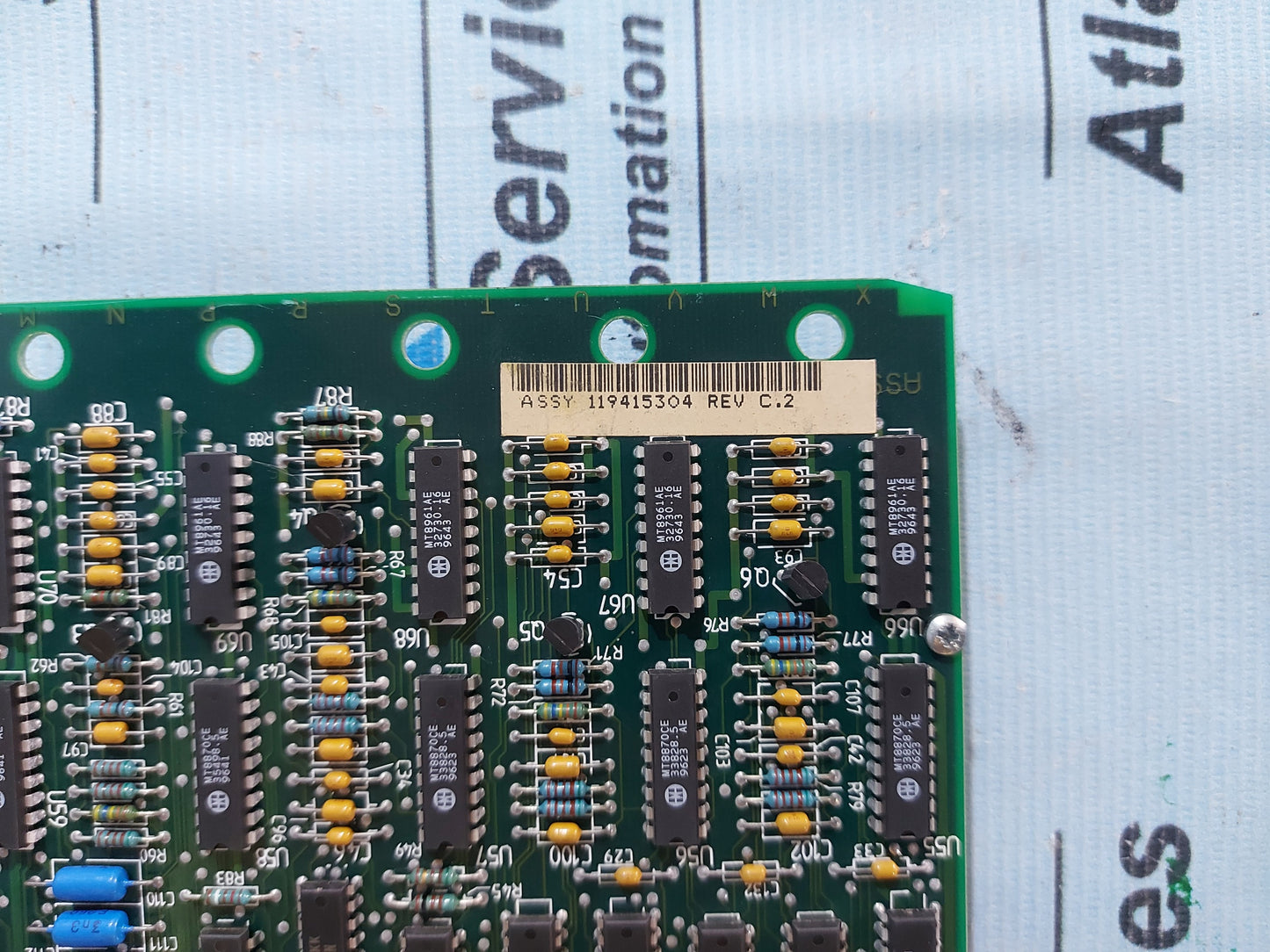 MITEL SX50 119415304 REV C.2 CONTROL CARD