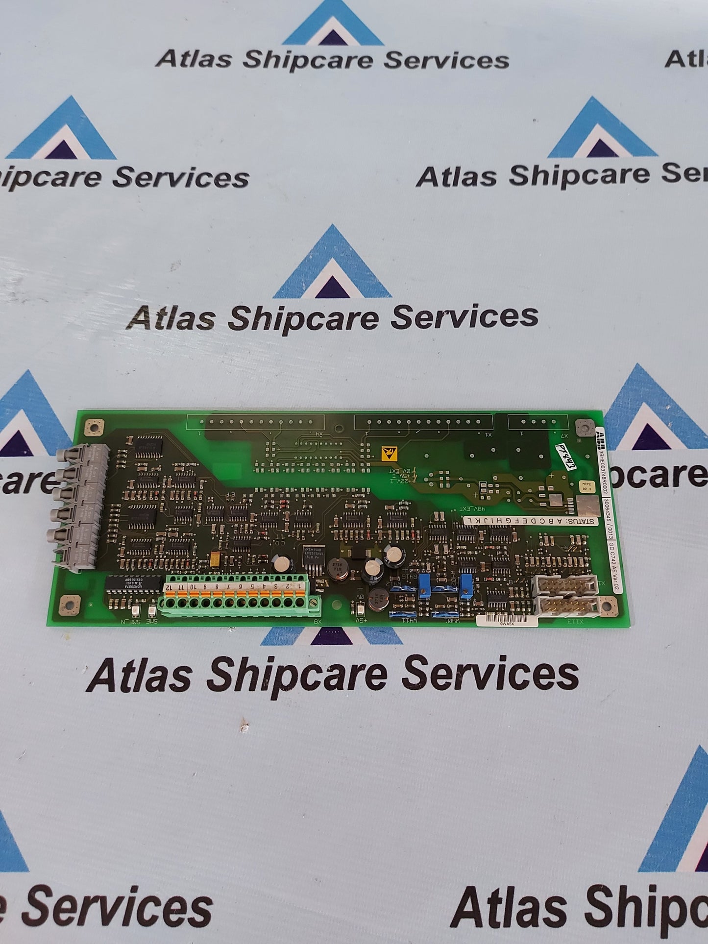 ABB 3BHE003748R0002 DC GOVERNOR COMMUNICATION BOARD