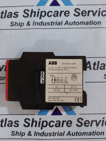 ABB C 105.02 TERMISTOR PROTECTION RELAY