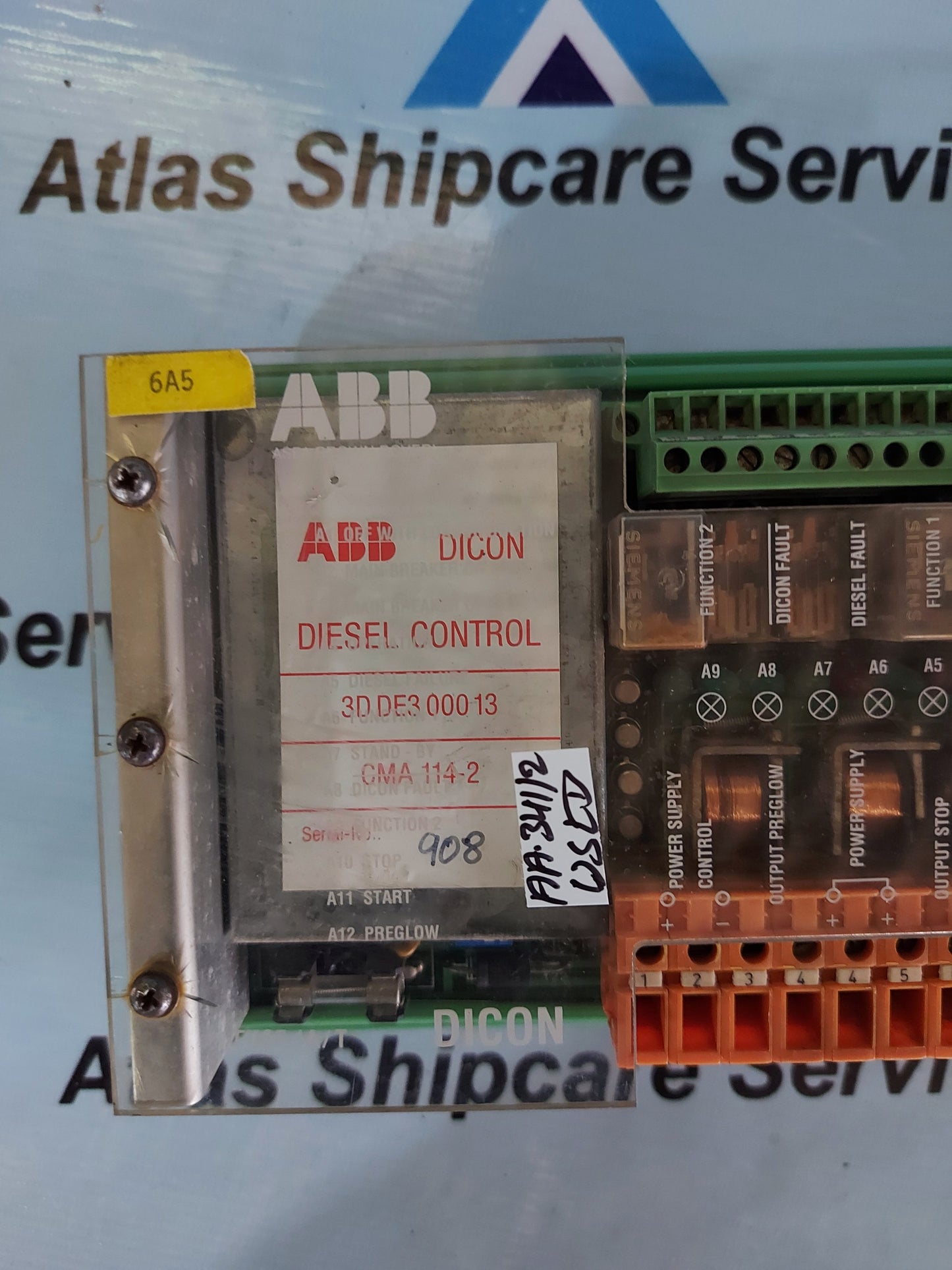 ABB DICON CMA 114-2 3D DE3 000 13 DIESEL CONTROL UNIT