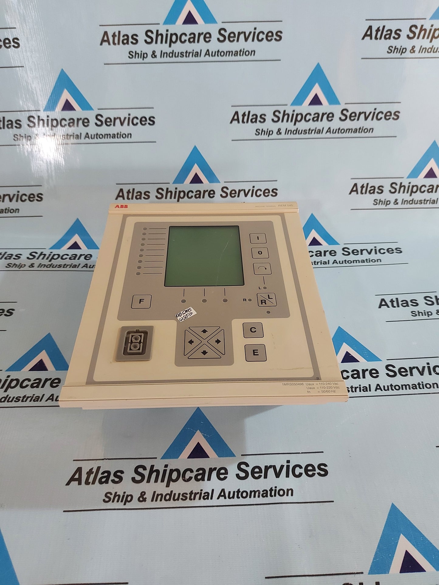 ABB MACHINE TERMINAL REM 545 DISPLAY MODULE 1MRS050496