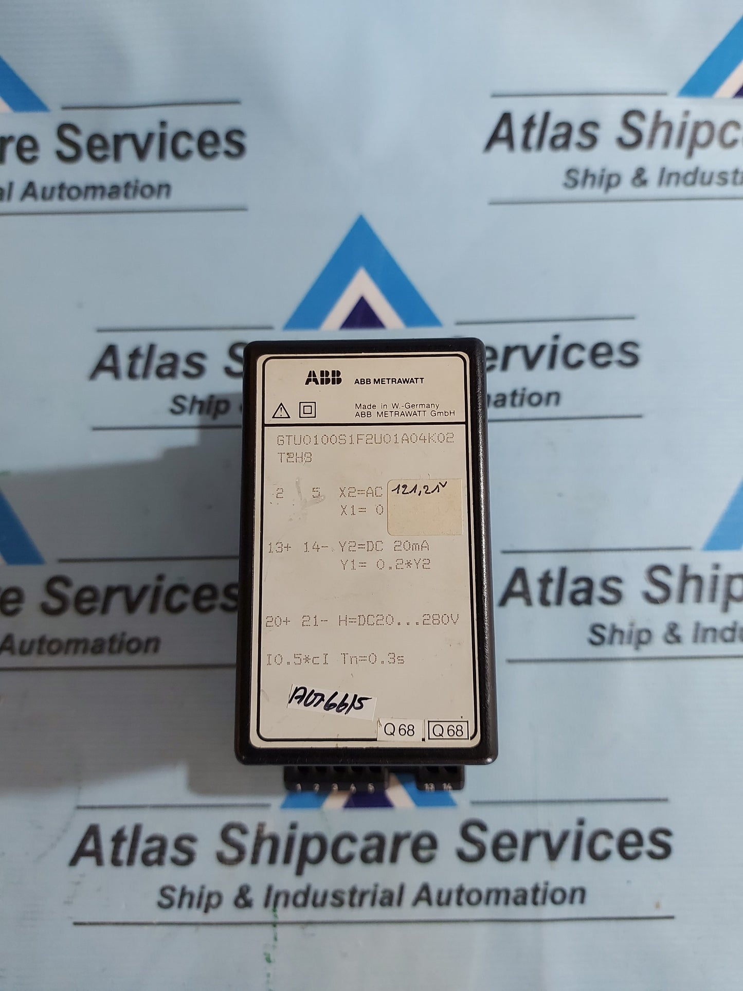 ABB METRAWATT GTUO100S1F2U01A04K02 T2H8 VOLTAGE TRANSDUCER 280V AG66