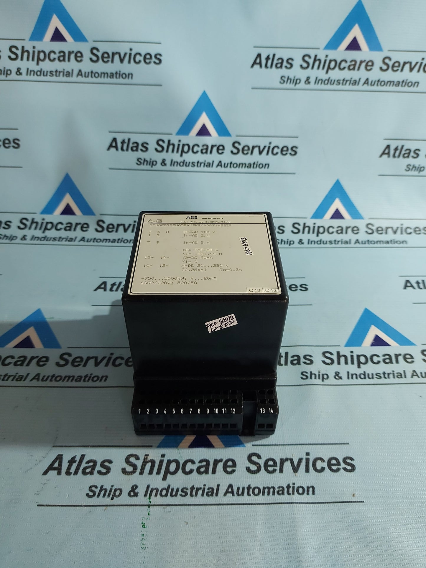 ABB METRAWATT GTUO287F2U05E4M9K90A04T1H32Z9 VOLTAGE TRANSDUCER AG80