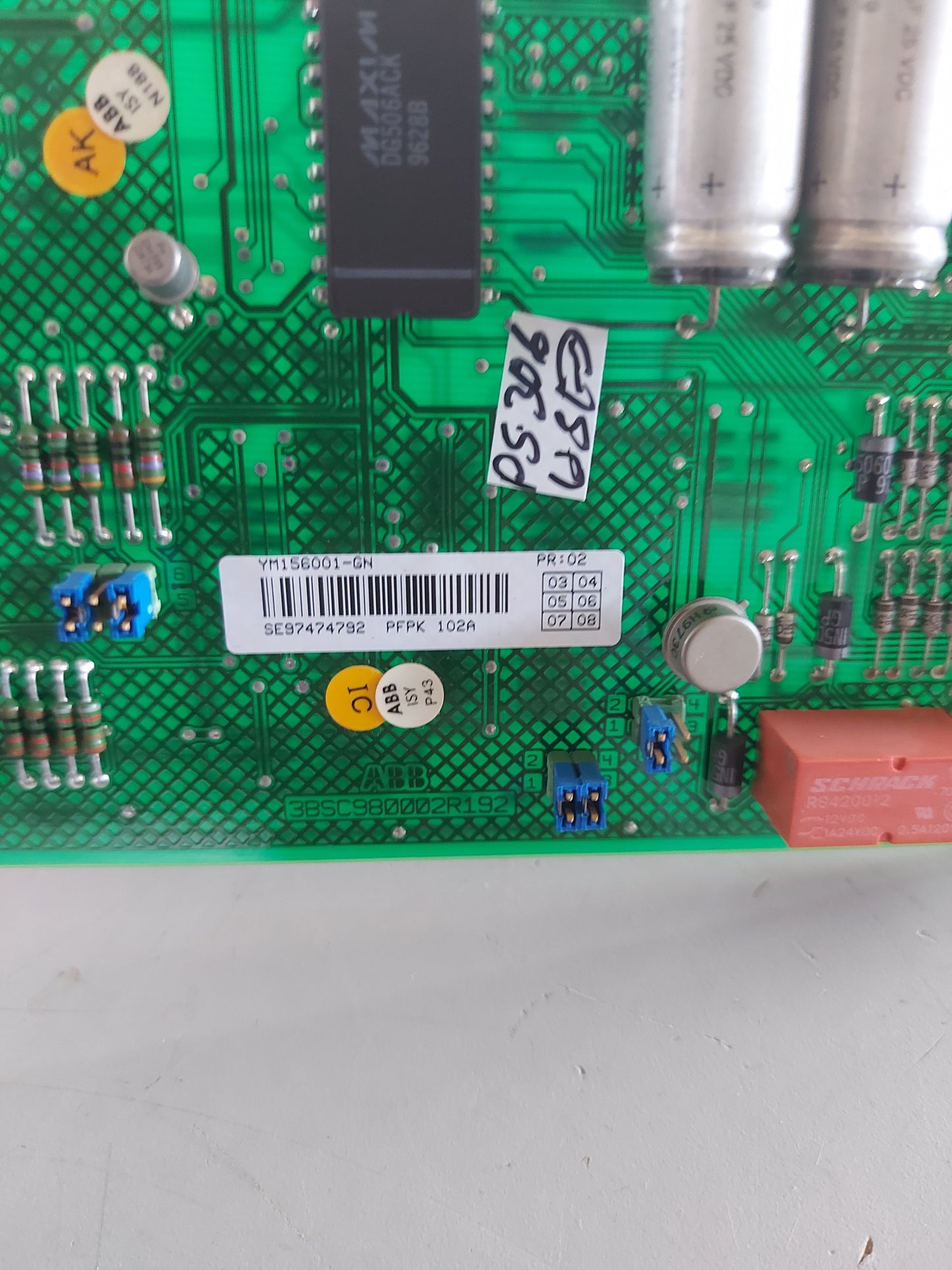 ABB PFPK 102A YM156001-GN CIRCUIT BOARD