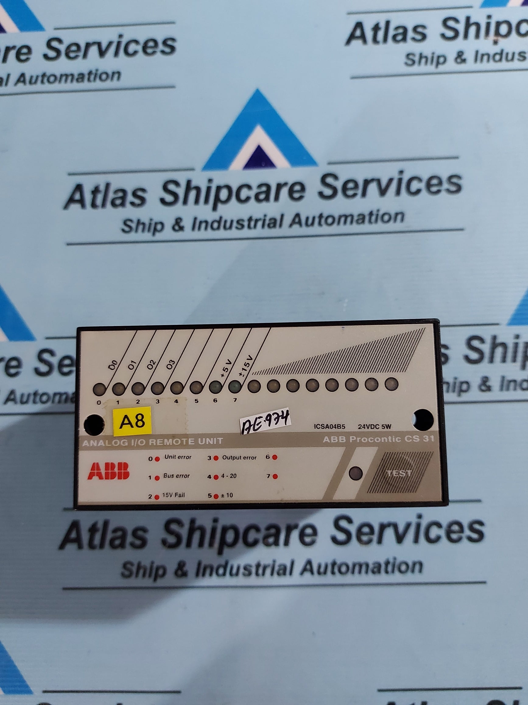 ABB PROCONTIC CS 31 ICSA04B5 ANALOG I/O REMOTE UNIT – Atlas Shipcare ...