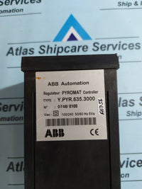 ABB PYROMAT 635 REGULATEUR PAYROMAT CONTROLLER Y.PYR.635.3000 AG56