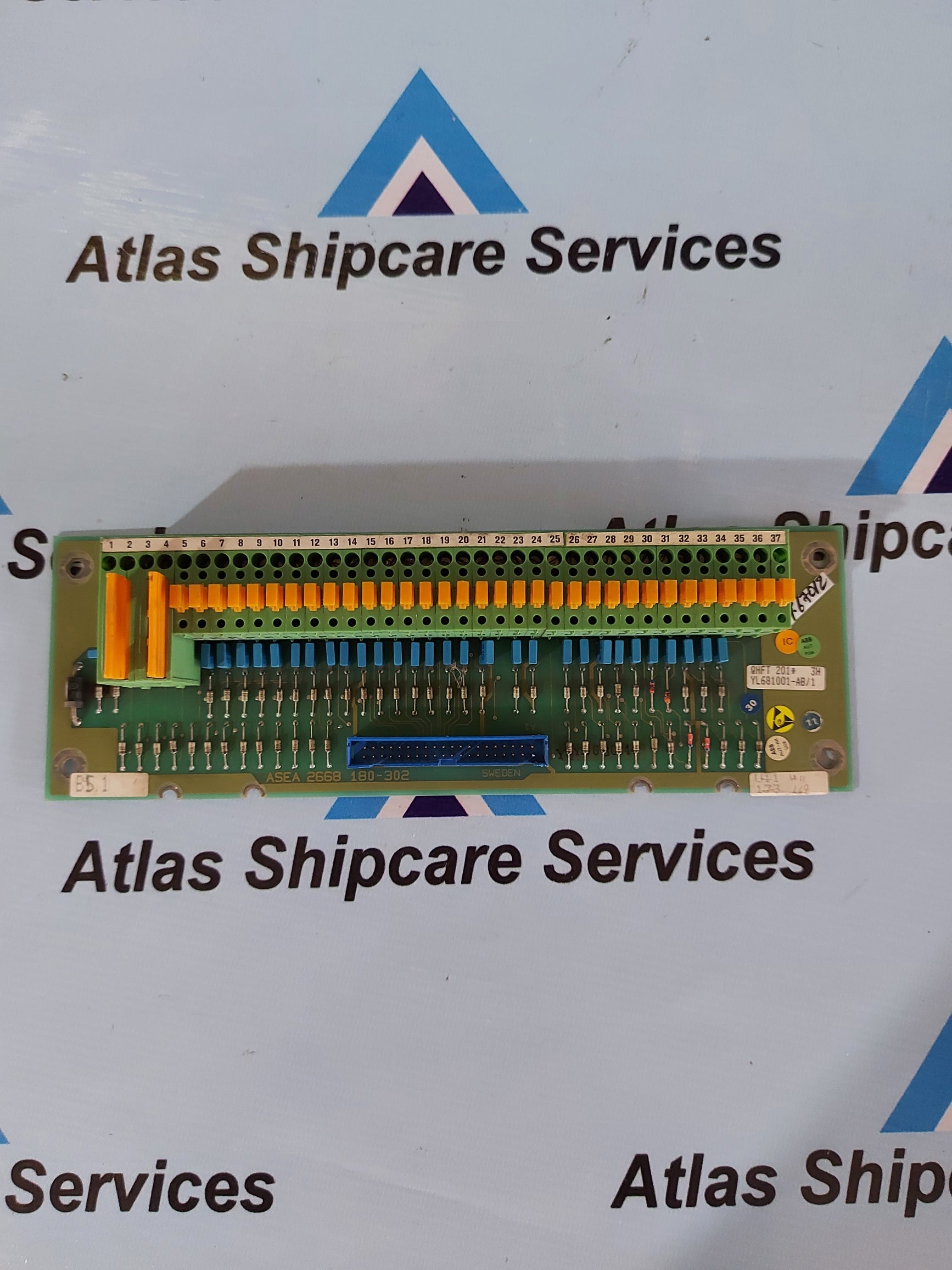 ABB QHFT 201 YL681001-AB/1 TACHO TERMMINAL BOARD