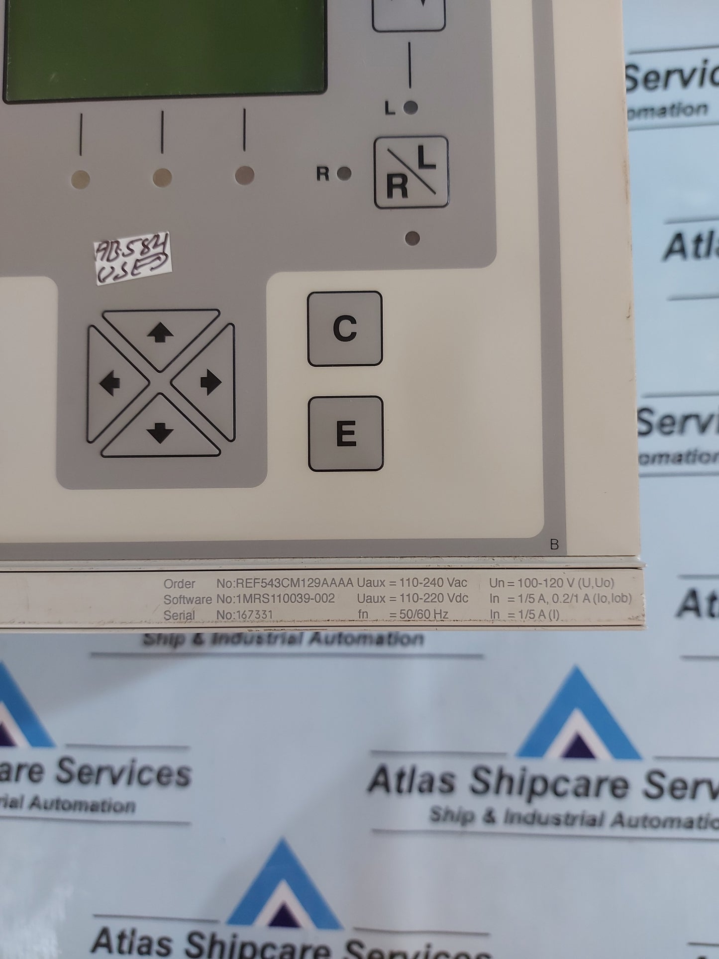 ABB REF543CM129AAAA FEEDER TERMINAL