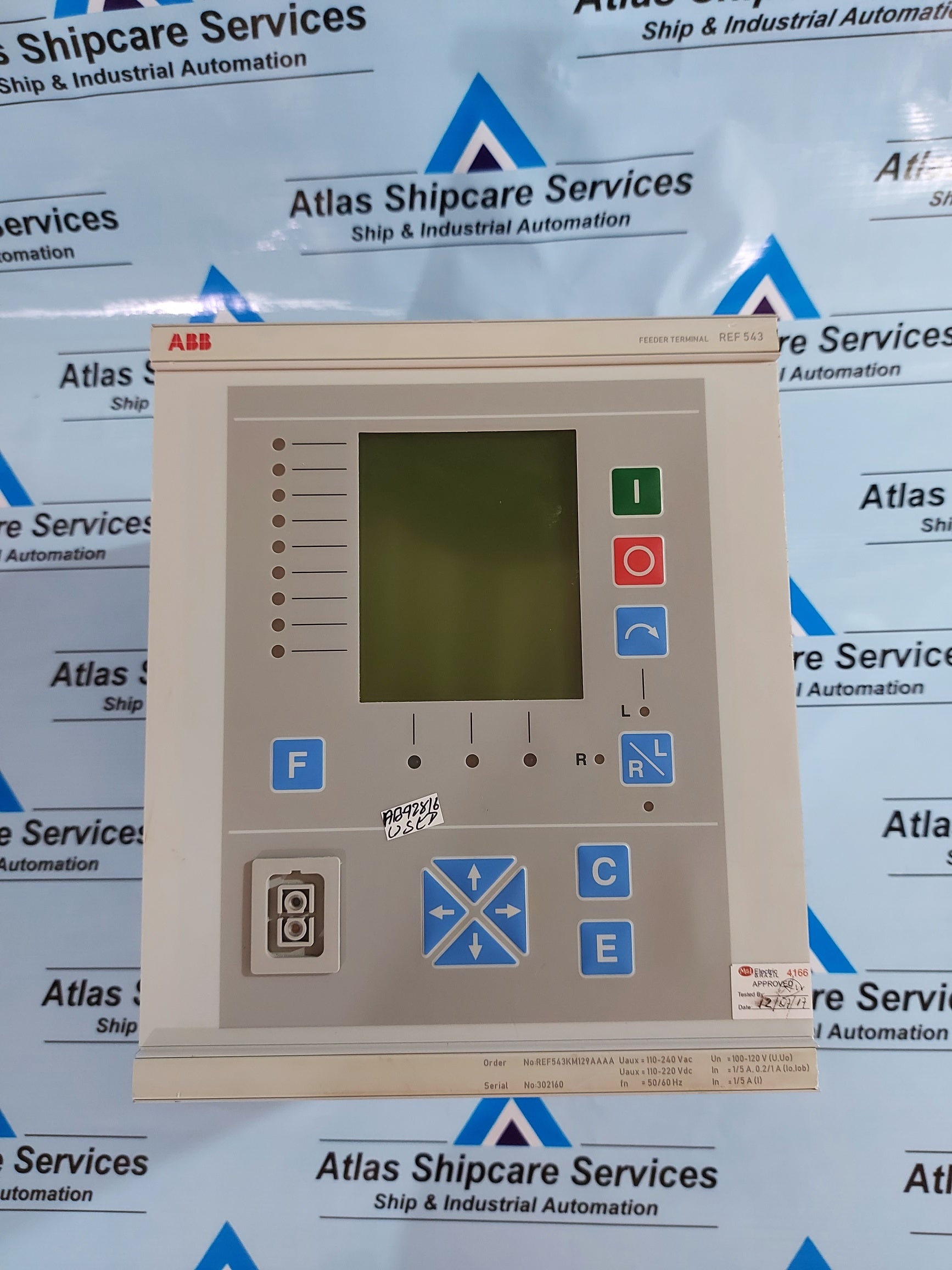 ABB REF543KM129AAAA FEEDER TERMINAL RELAY